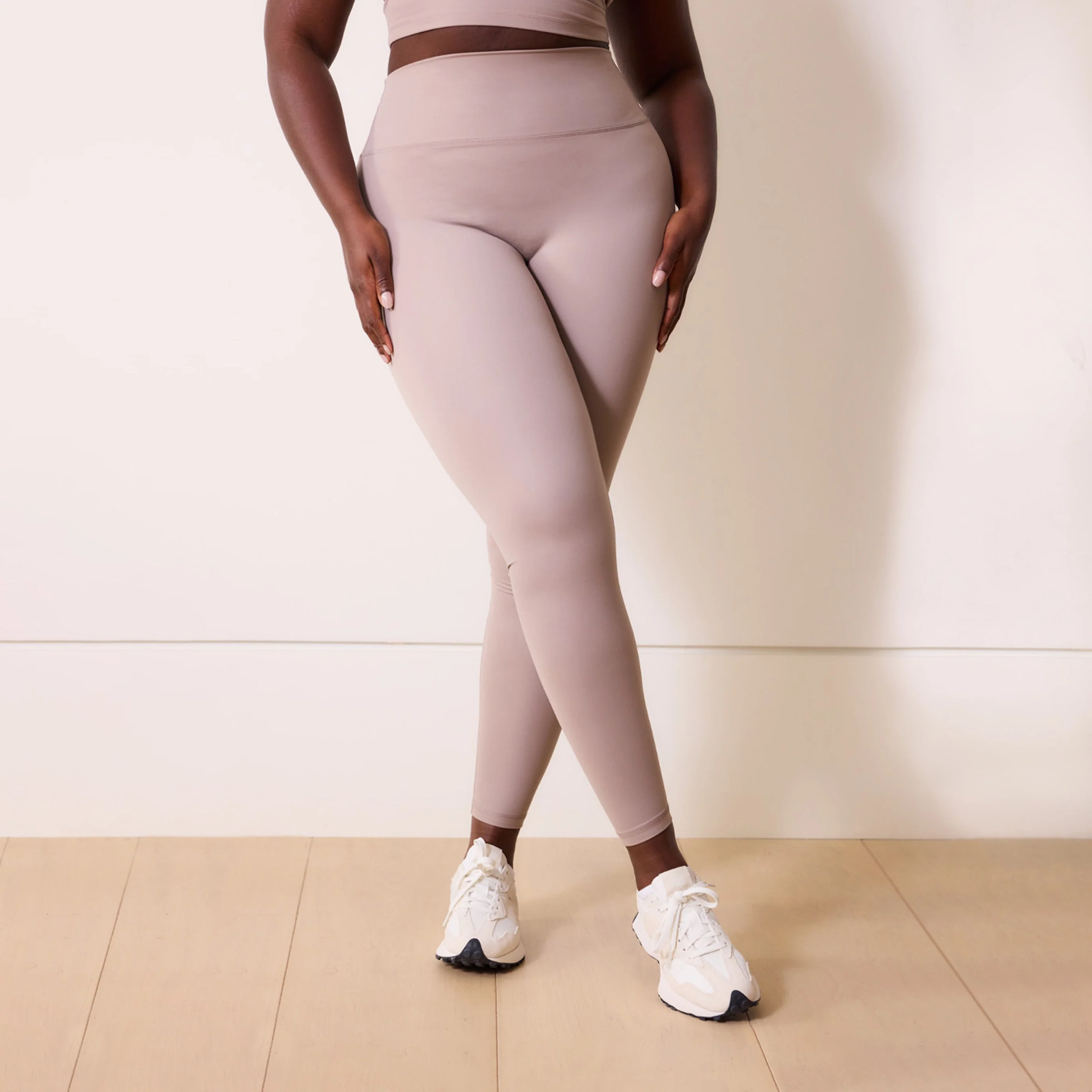 24/7 Revitalise 7/8 High Waisted Leggings - Clay - Image 4