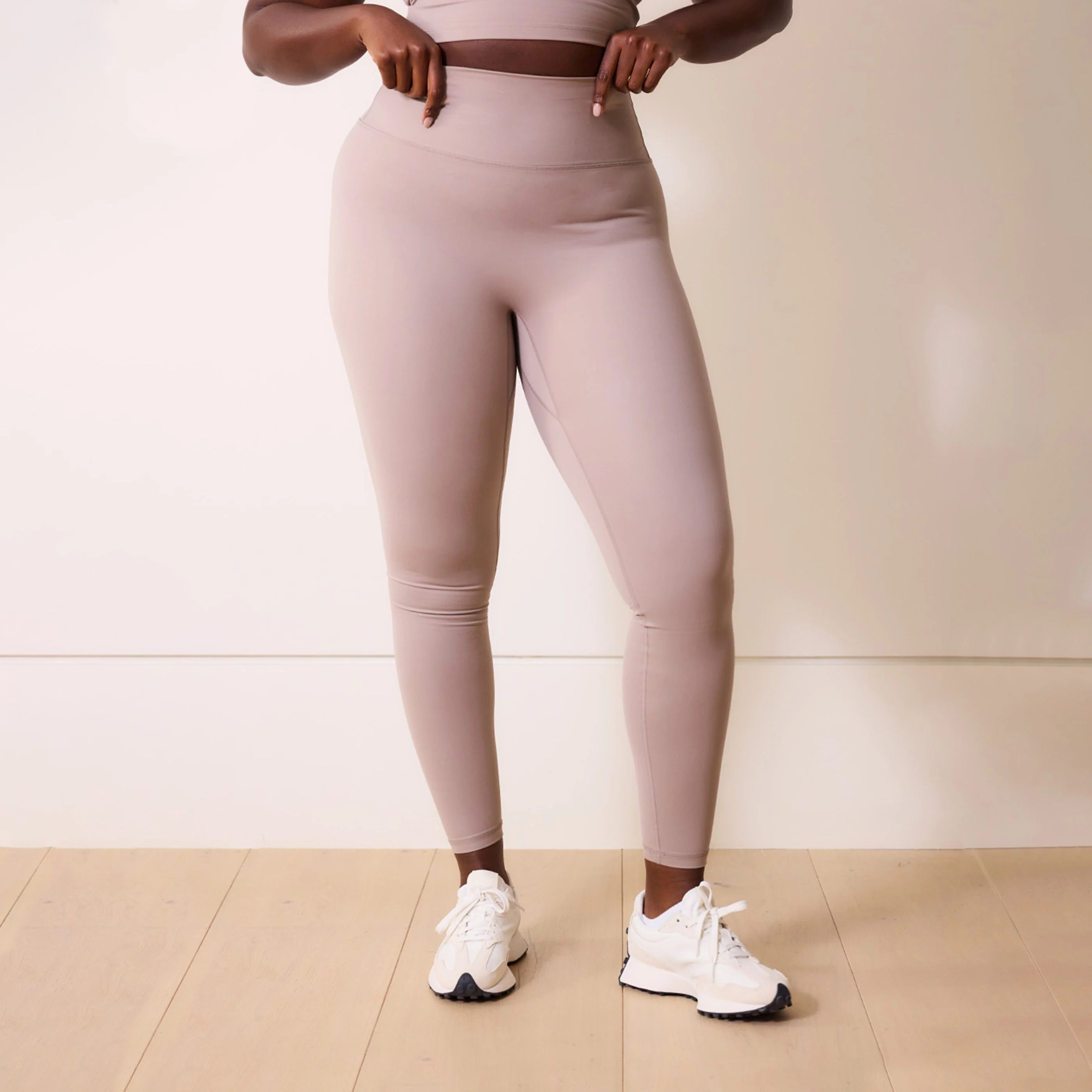 24/7 Revitalise 7/8 High Waisted Leggings - Clay - Image 5