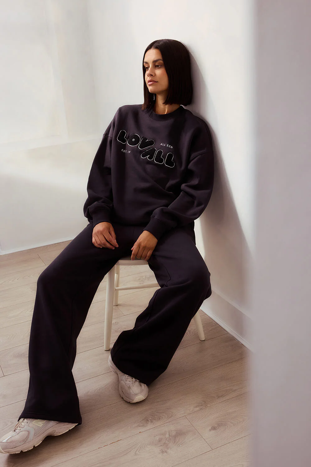 Organic Oversized Sweatshirt Style 2 - Shadow - Image 5