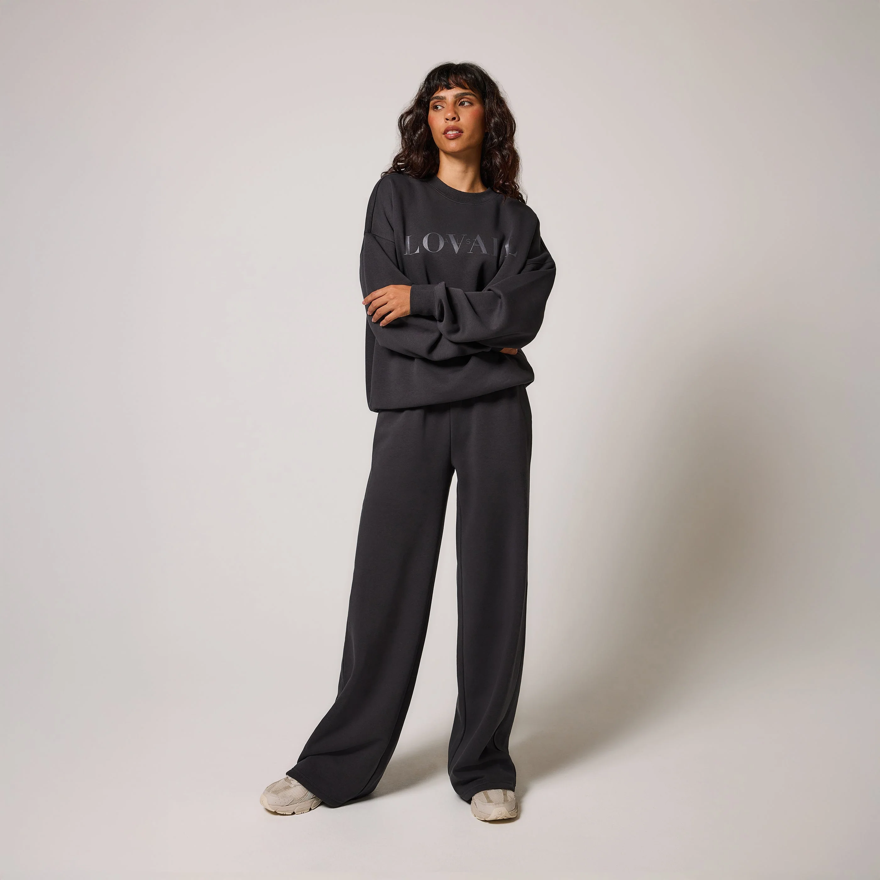 Curve Organic Oversized Sweatshirt Style 4 - Shadow - Image 4