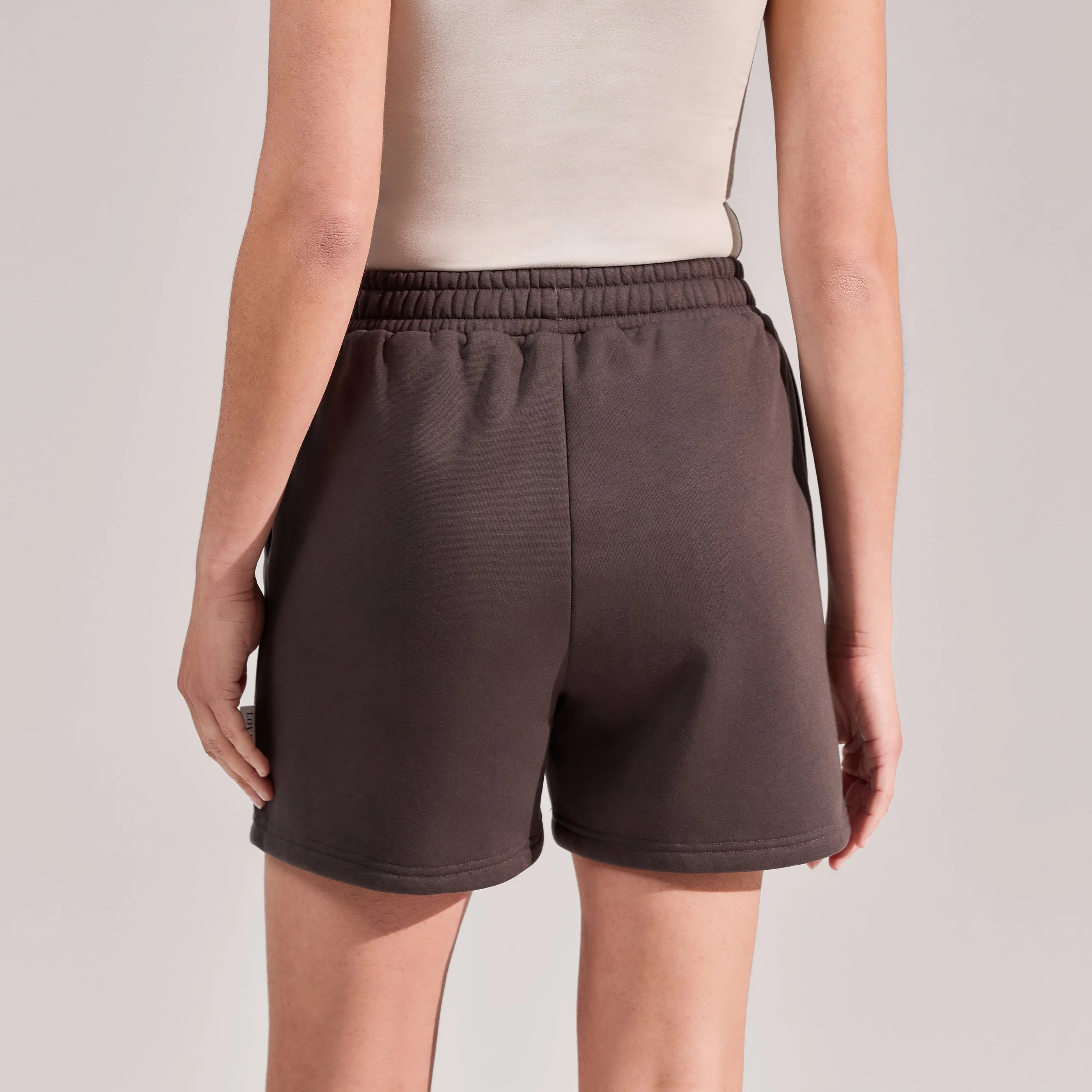 Organic Sweat Shorts - Black Coffee - Image 3