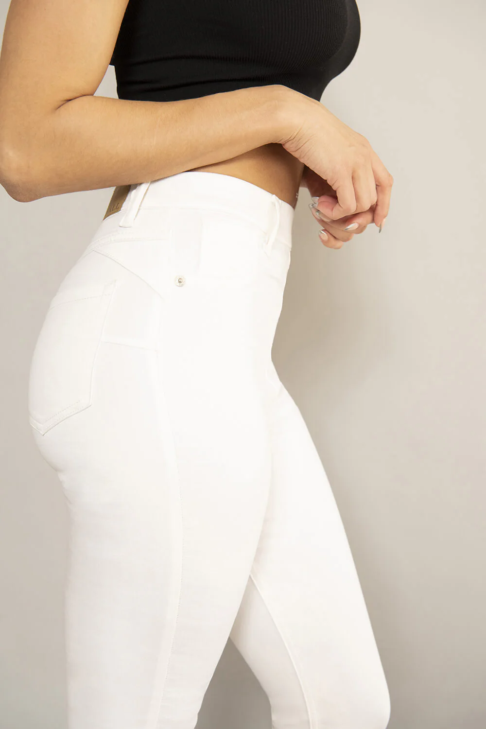 Ultimate Ankle Grazer Jeggings - White - Image 5