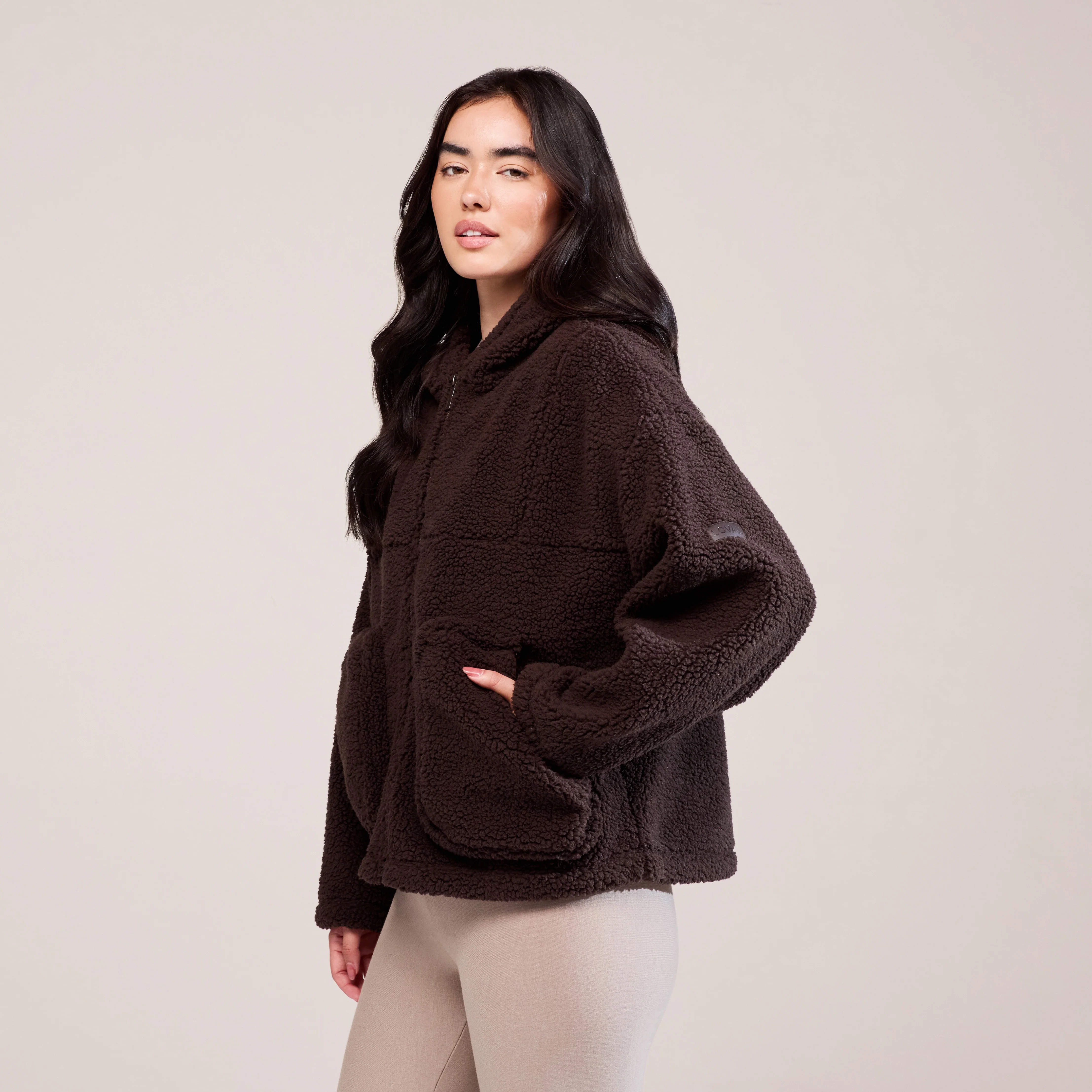 Borg Fleece - Espresso Brown - Image 3