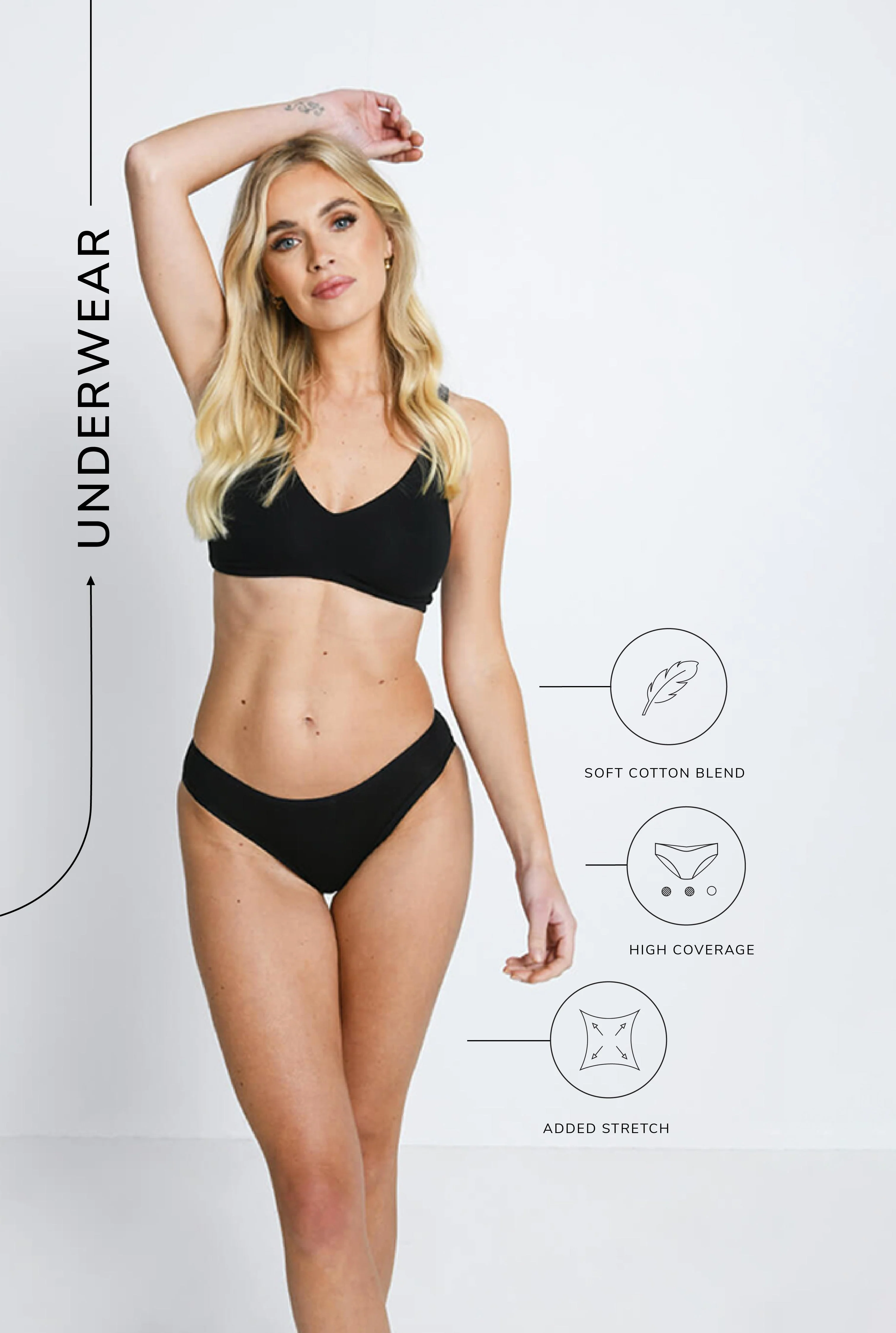 Cotton Blend Bikini Knickers 3 Pack - Image 7