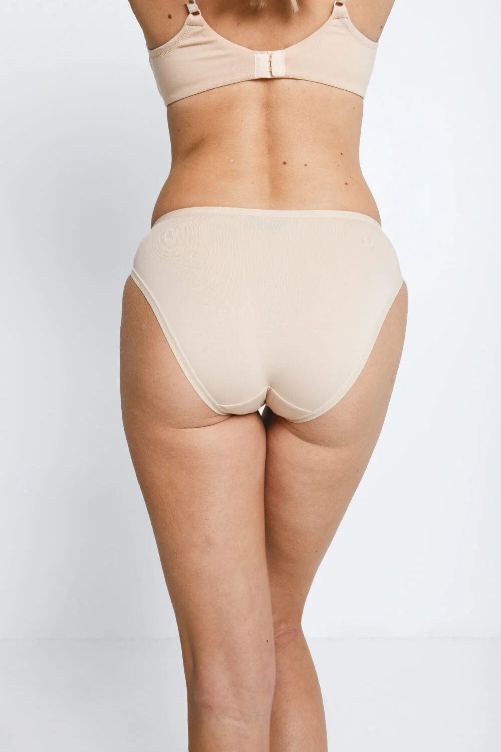 Cotton Blend High Leg Knickers 3 Pack - Image 4