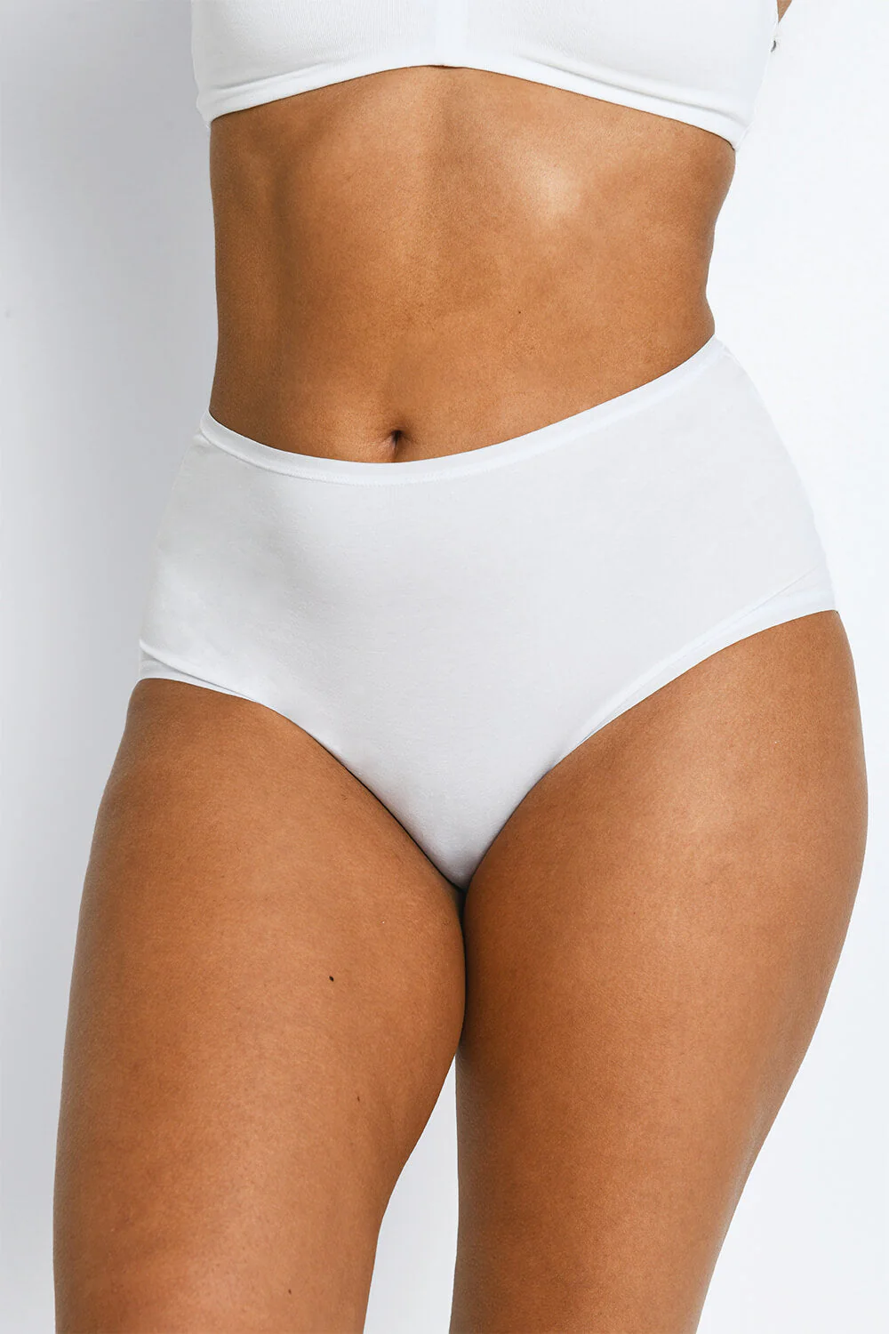 Cotton Blend High Rise Full Briefs 3 Pack - Image 5