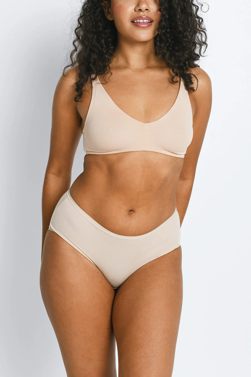Cotton Blend Midi Knickers 3 Pack - Image 3