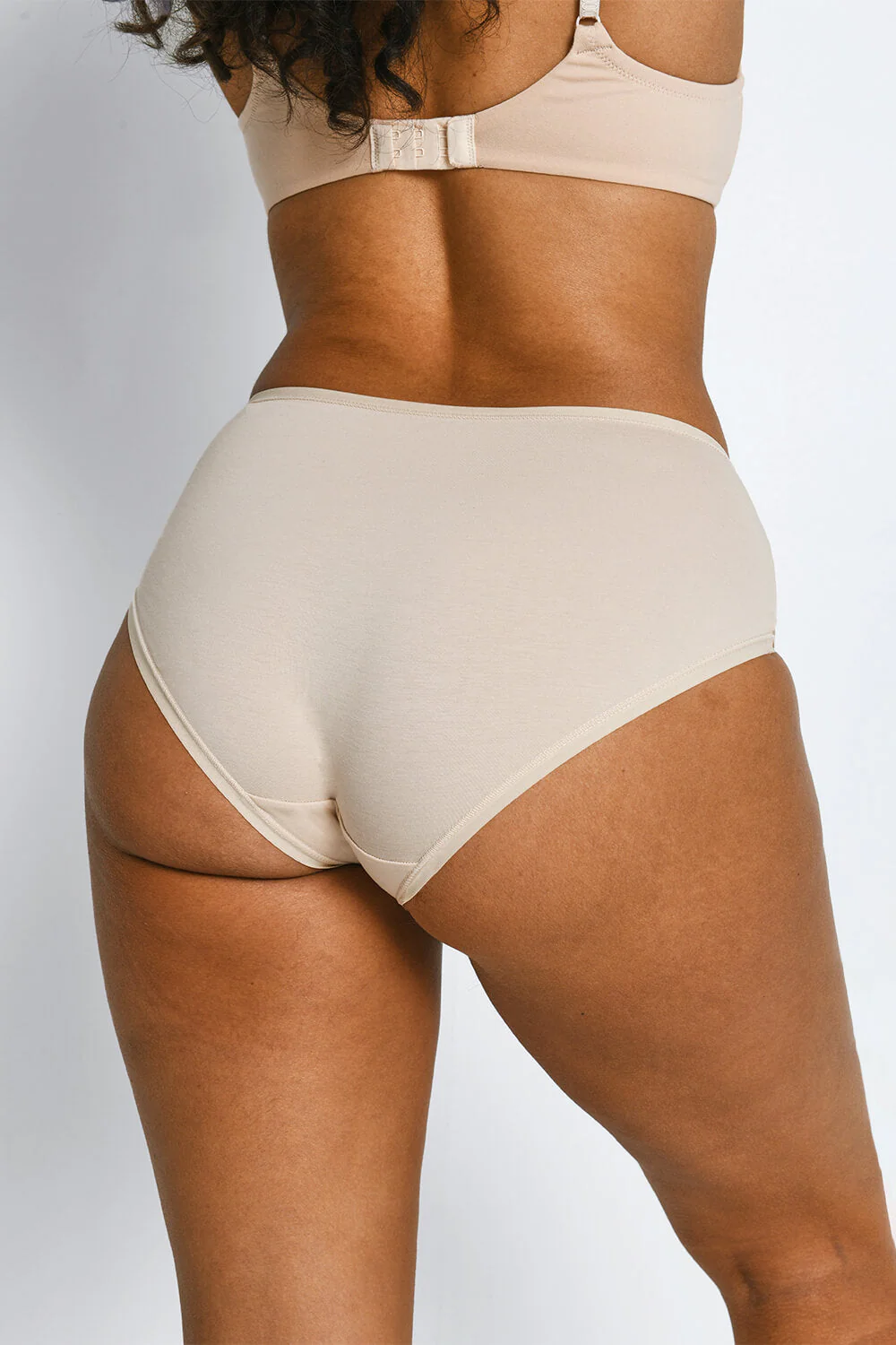 Cotton Blend Midi Knickers 3 Pack - Image 4