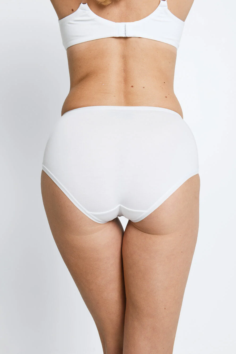 Cotton Blend Midi Knickers 3 Pack - Image 6