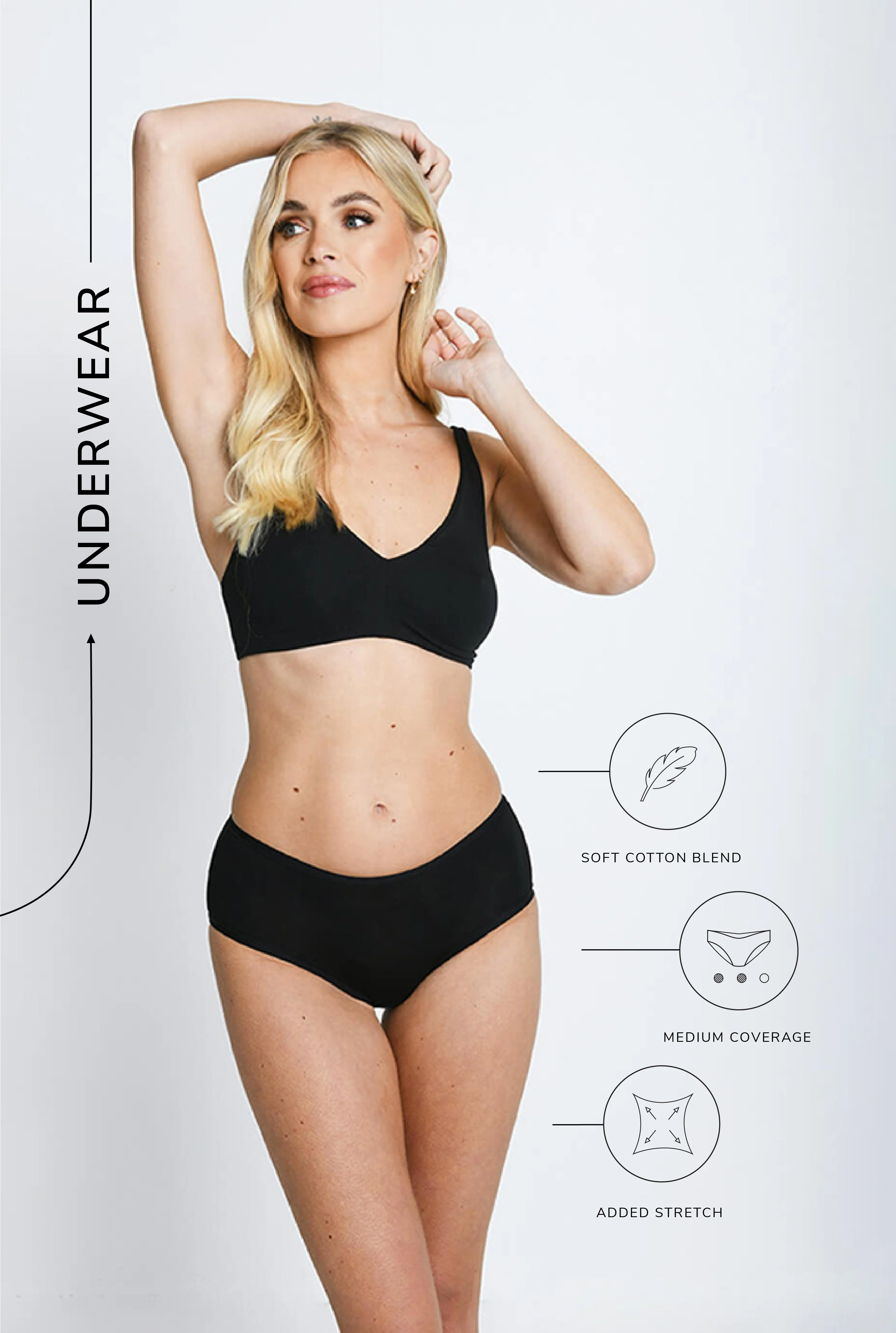 Cotton Blend Midi Knickers 3 Pack - Image 7