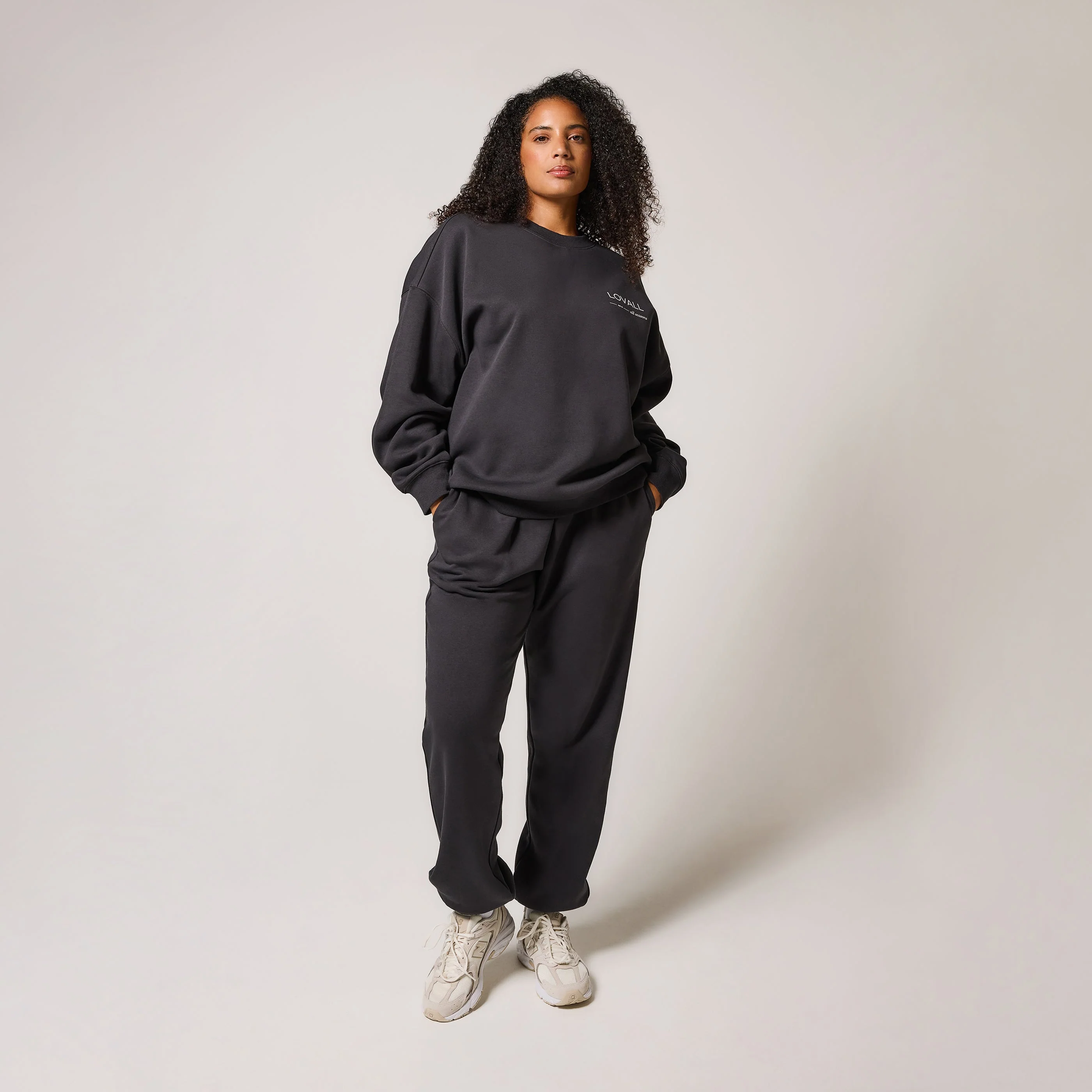 Curve Organic Oversized Sweatshirt Style 3 - Shadow - Image 2