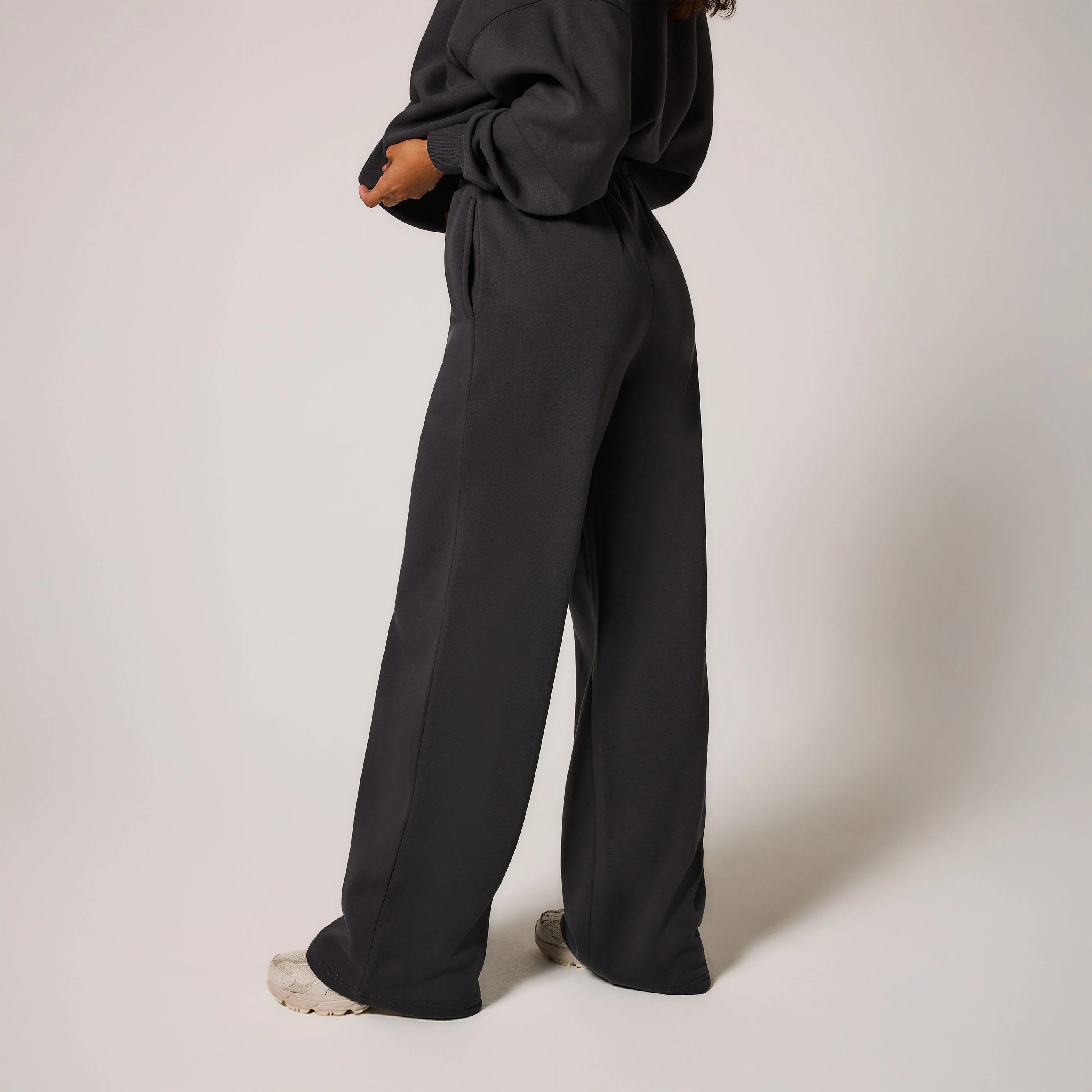 Curve Organic Wide Leg Jogger - Shadow - Image 5