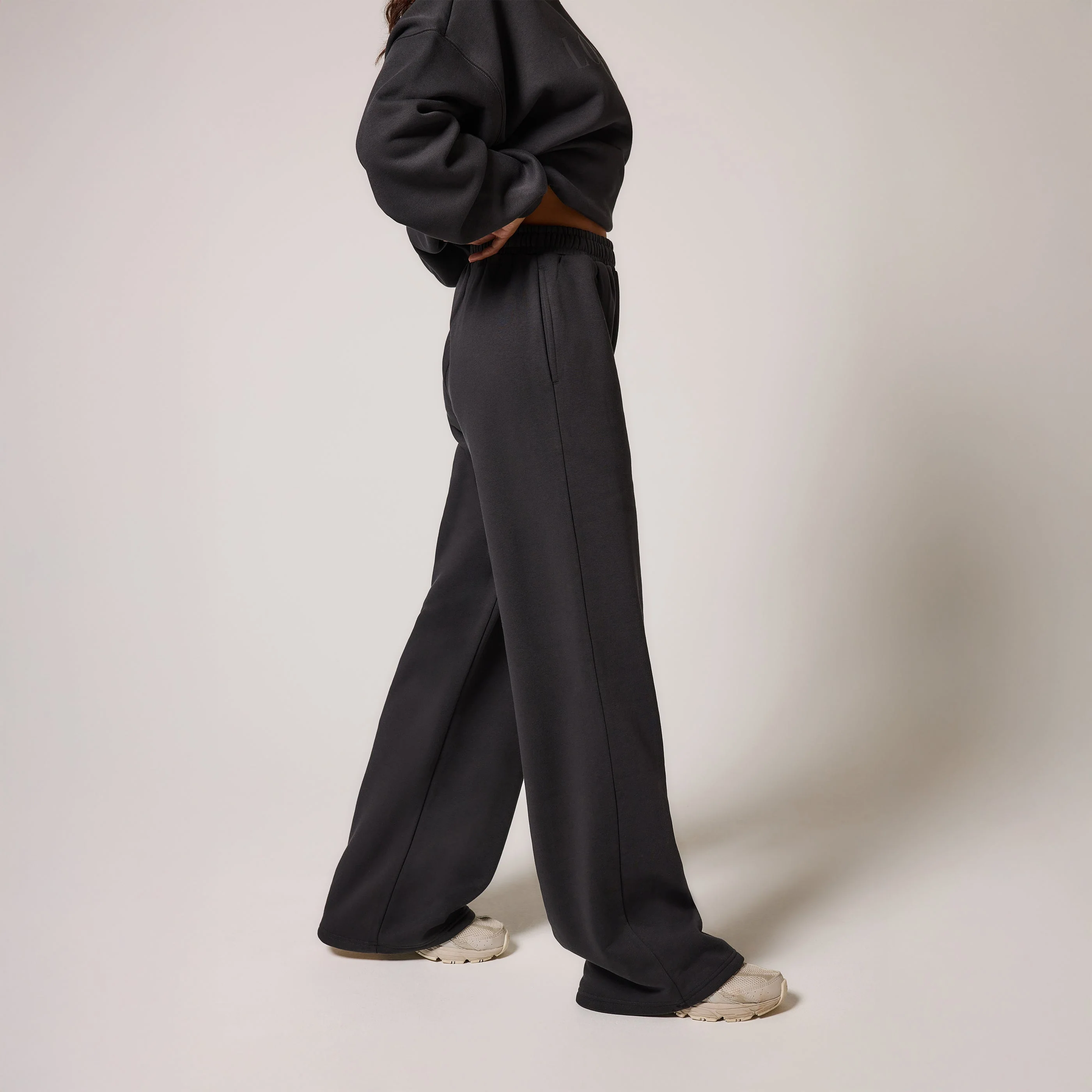 Curve Organic Wide Leg Jogger - Shadow - Image 6
