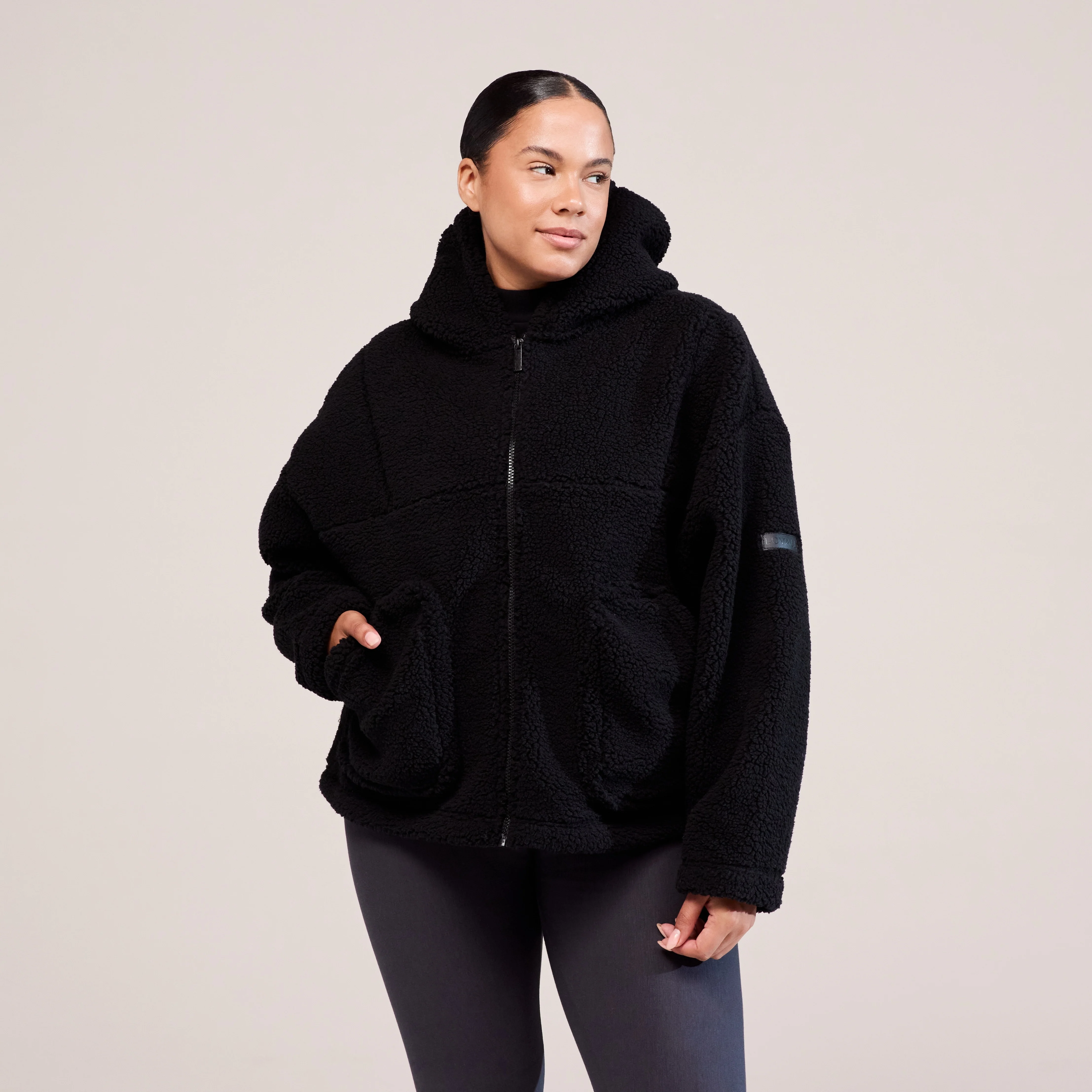 Curve Borg Fleece - Black - Image 2