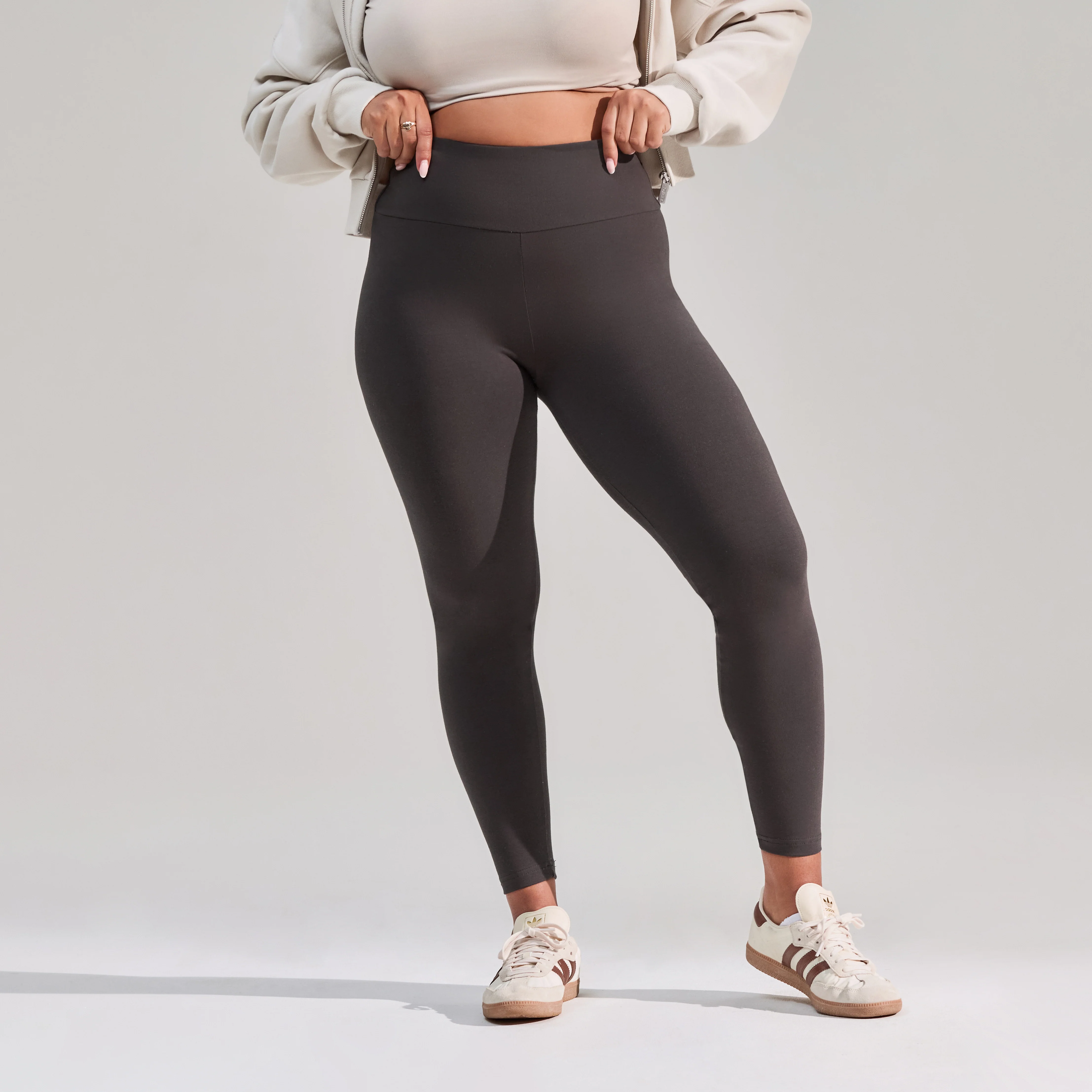 Curve Everyday High Waisted Leggings - Black Coffee - Image 5