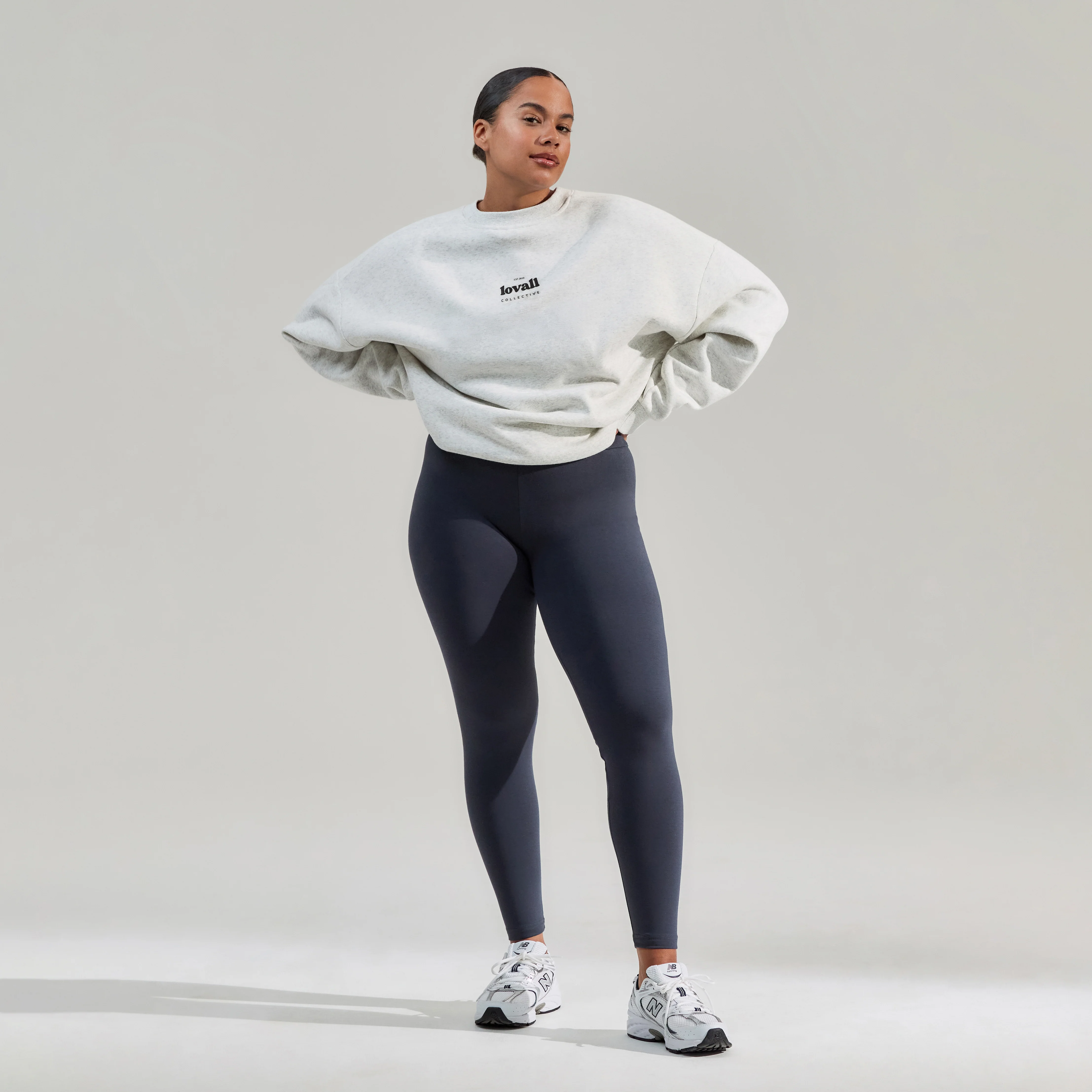 Curve Everyday High Waisted Leggings - Vintage Navy - Image 6