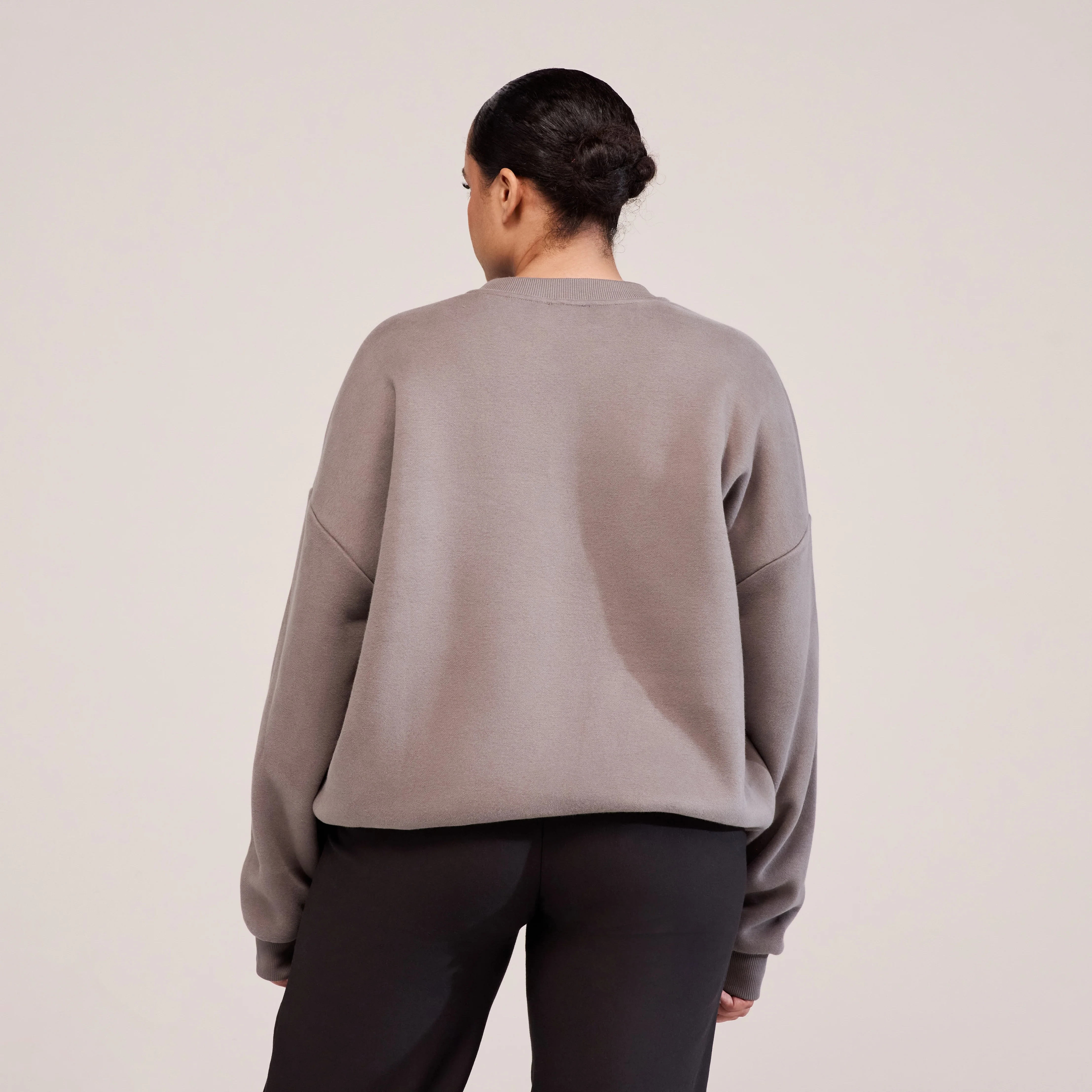 Curve Heavyweight Oversized Sweatshirt Campus - Mocha - Image 3