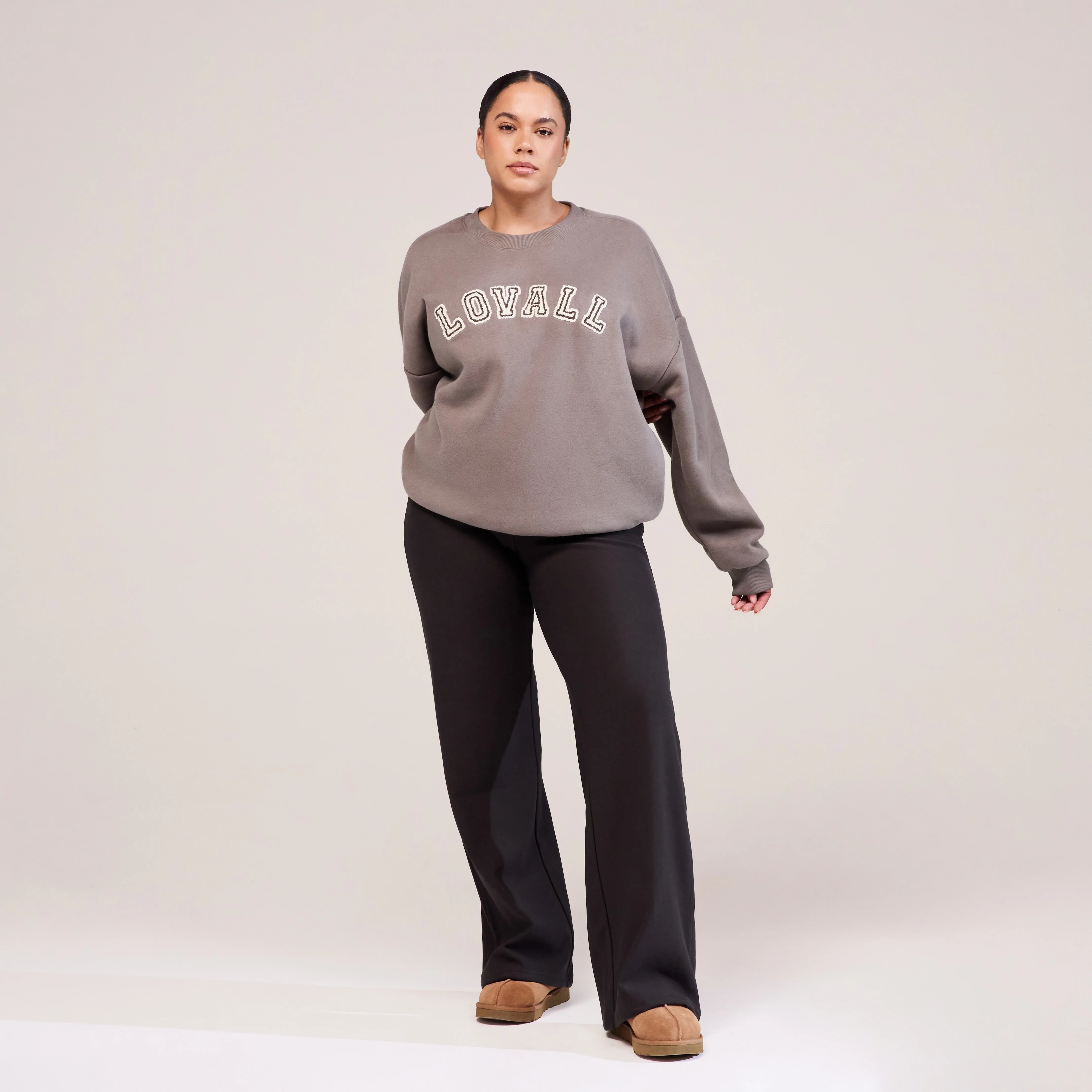 Curve Heavyweight Oversized Sweatshirt Campus - Mocha - Image 6