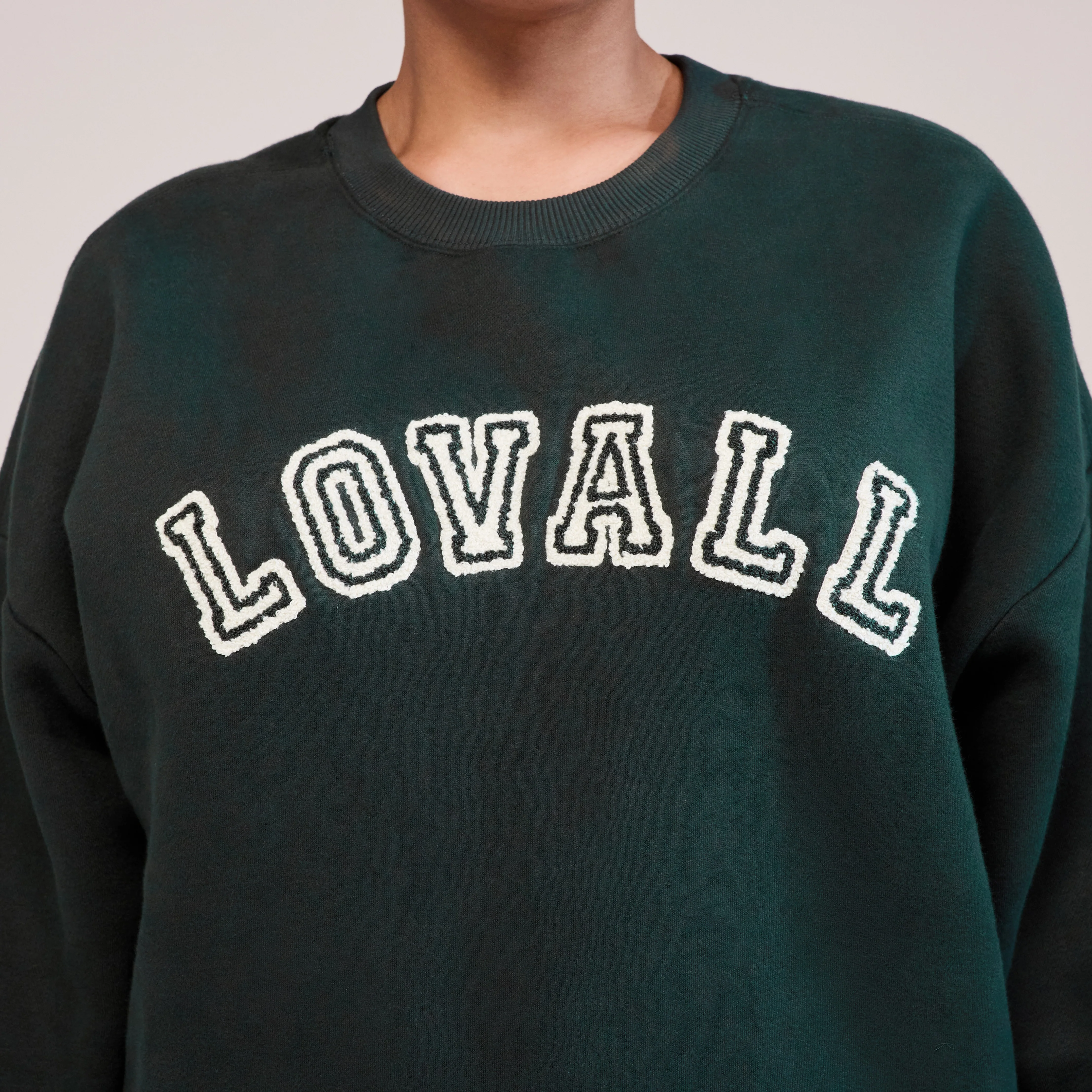 Curve Heavyweight Oversized Sweatshirt Campus - Pine - Image 4