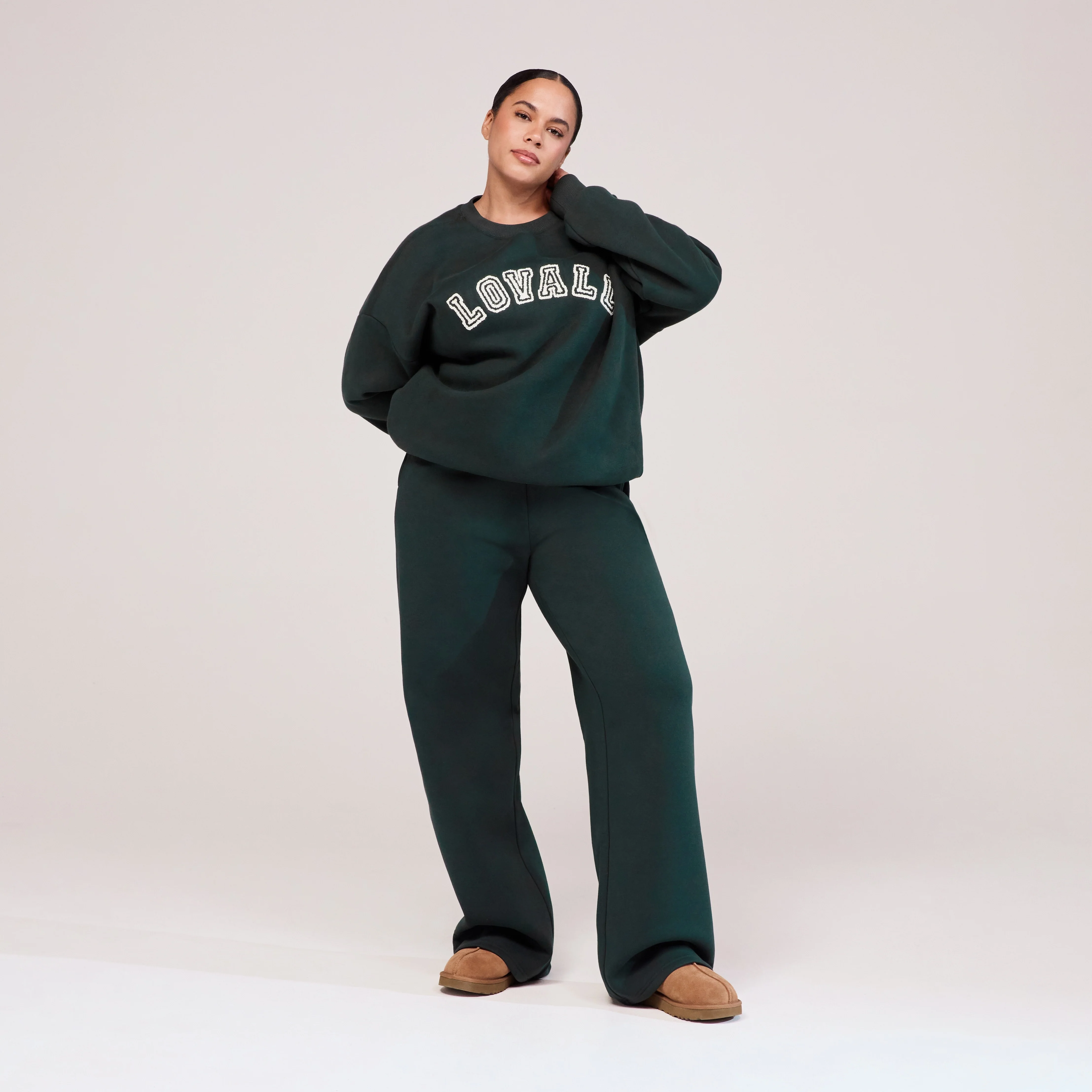 Curve Heavyweight Oversized Sweatshirt Campus - Pine - Image 6