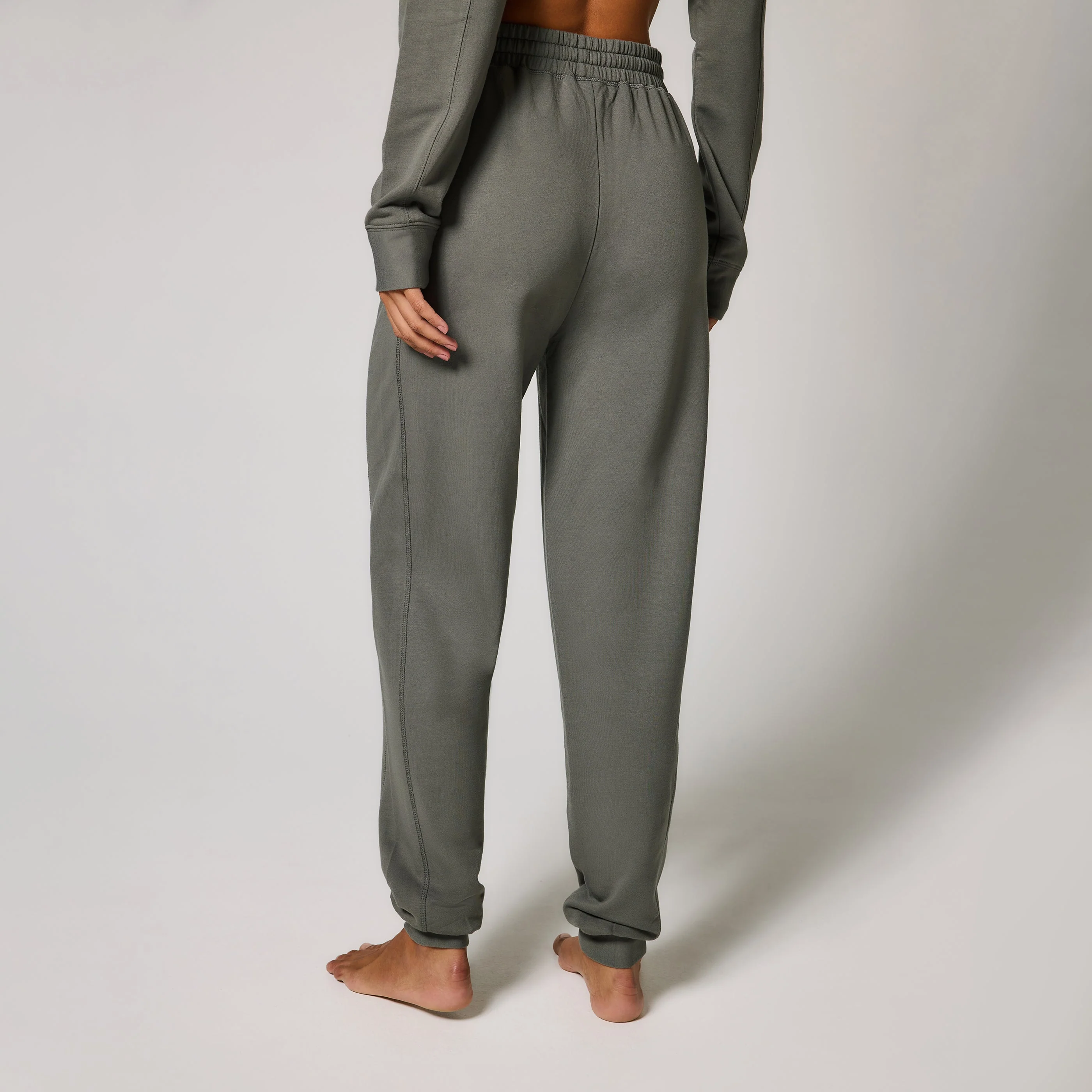 Curve Luxe Lounge Jogger - Slate Green - Image 3