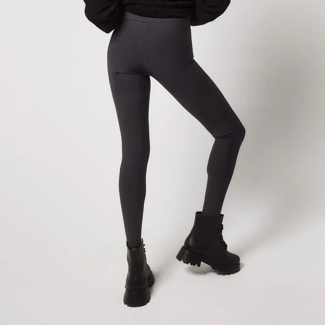 Winter Everyday High Waisted Leggings - Deep Forest - Image 3