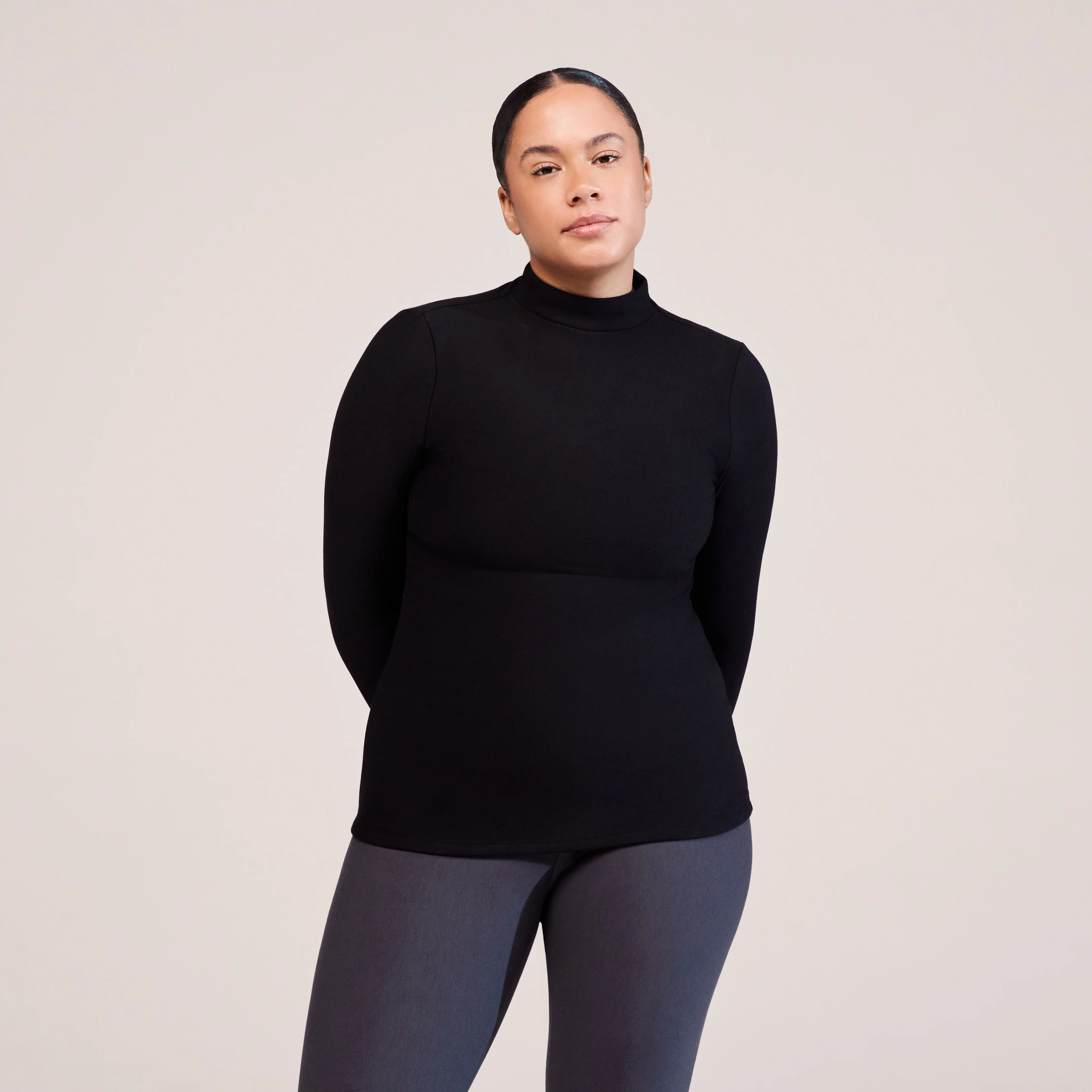 Curve Winter Thermal Top - Black - Image 2