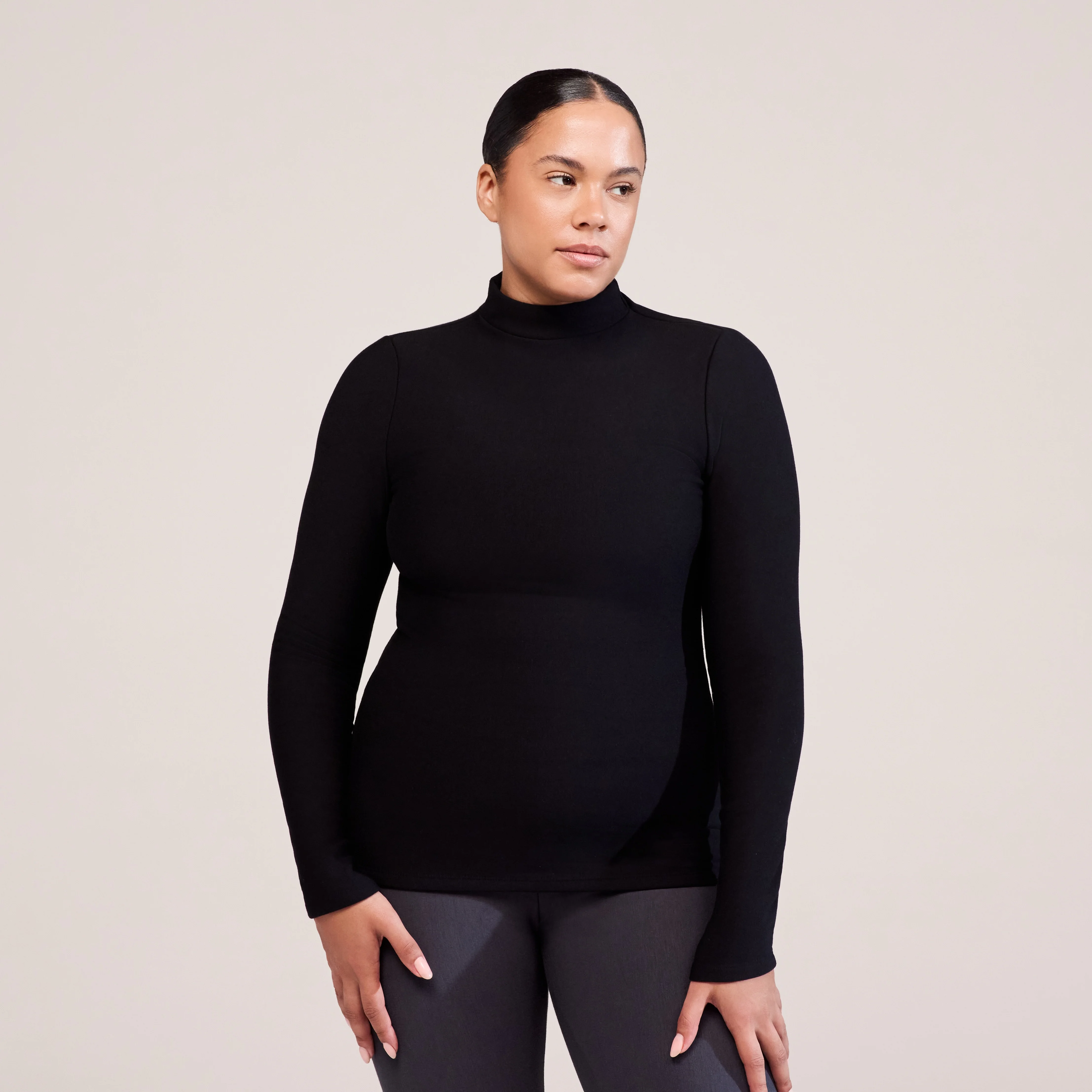 Curve Winter Thermal Top - Black - Image 5