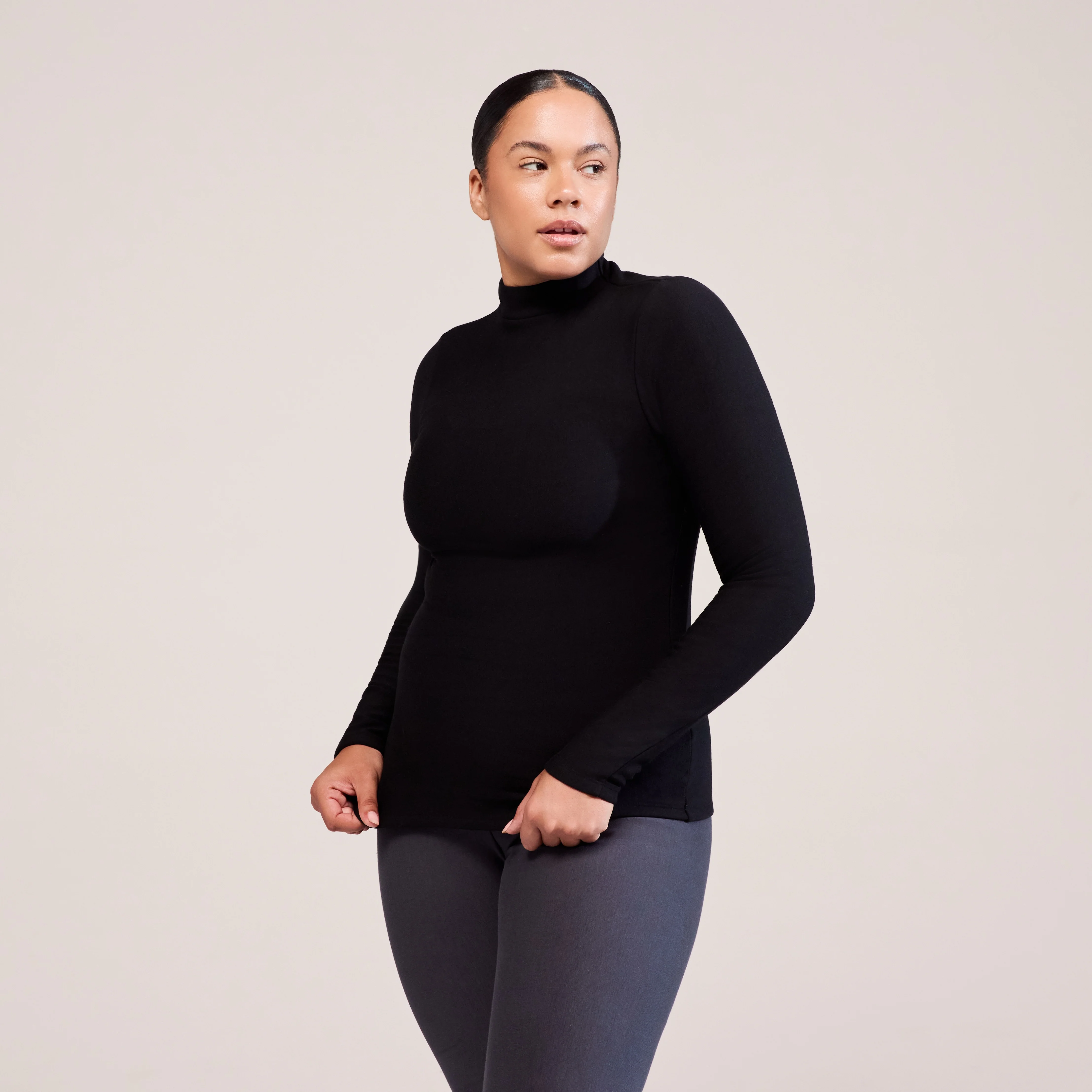 Curve Winter Thermal Top - Black - Image 6