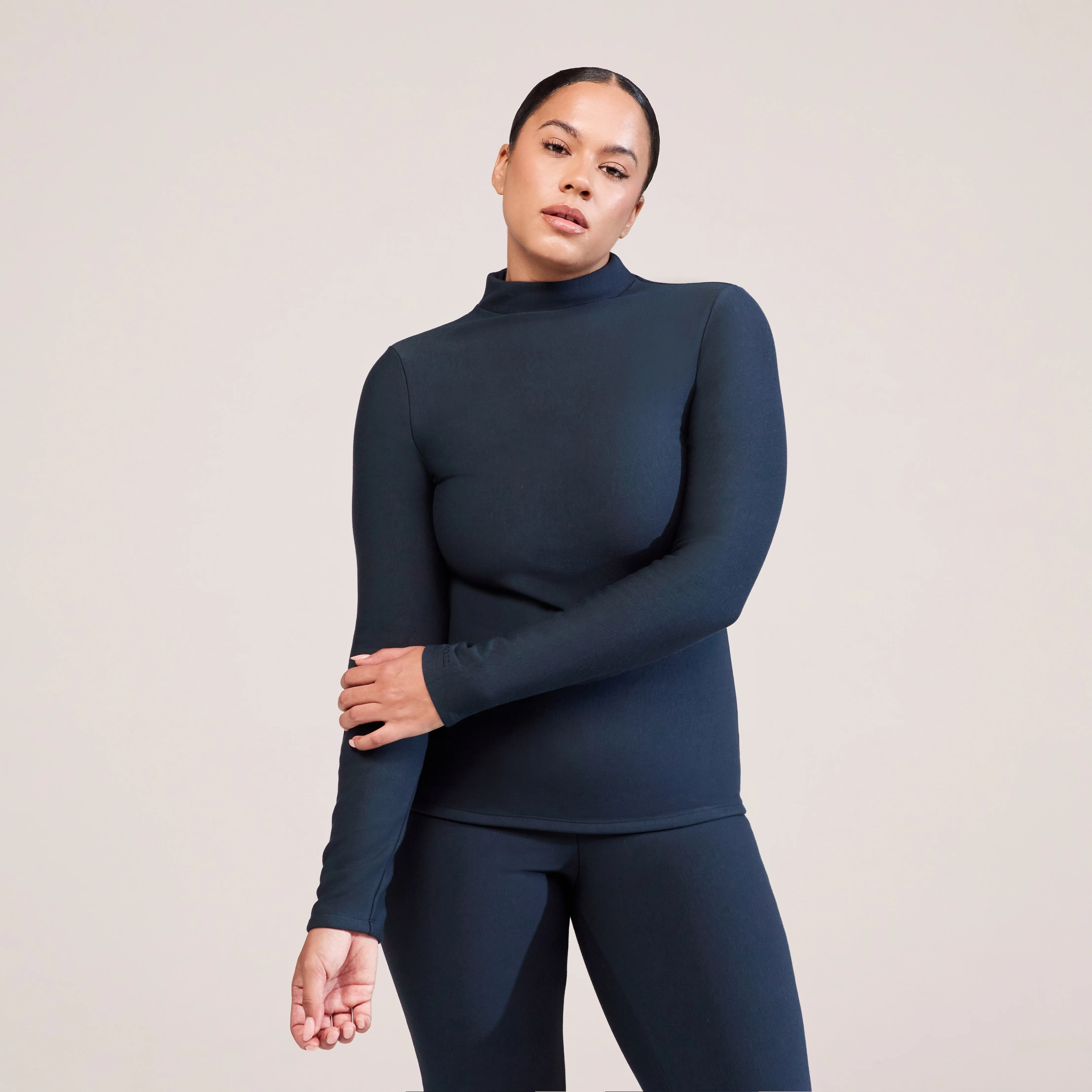 Curve Winter Thermal Top - Vintage Navy