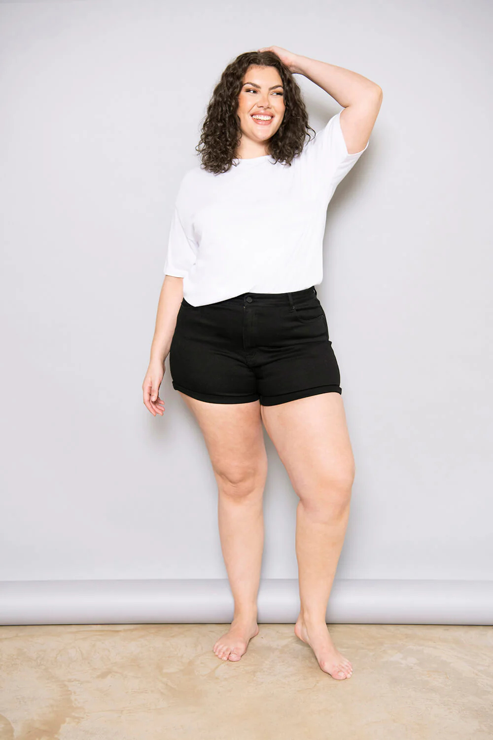 Everyday Denim Shorts - Black - Image 7