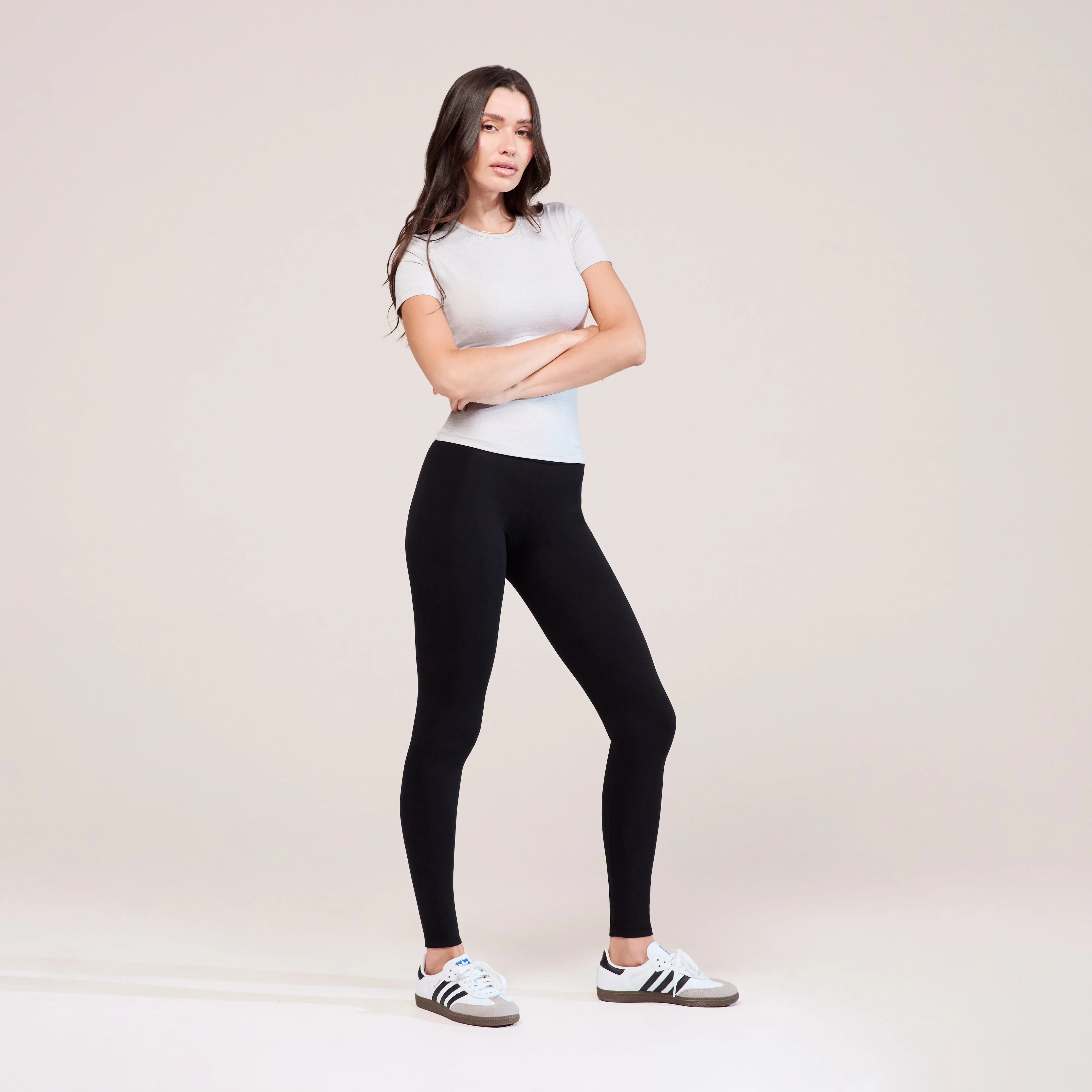 Everyday High Waisted Leggings - Black - Image 5