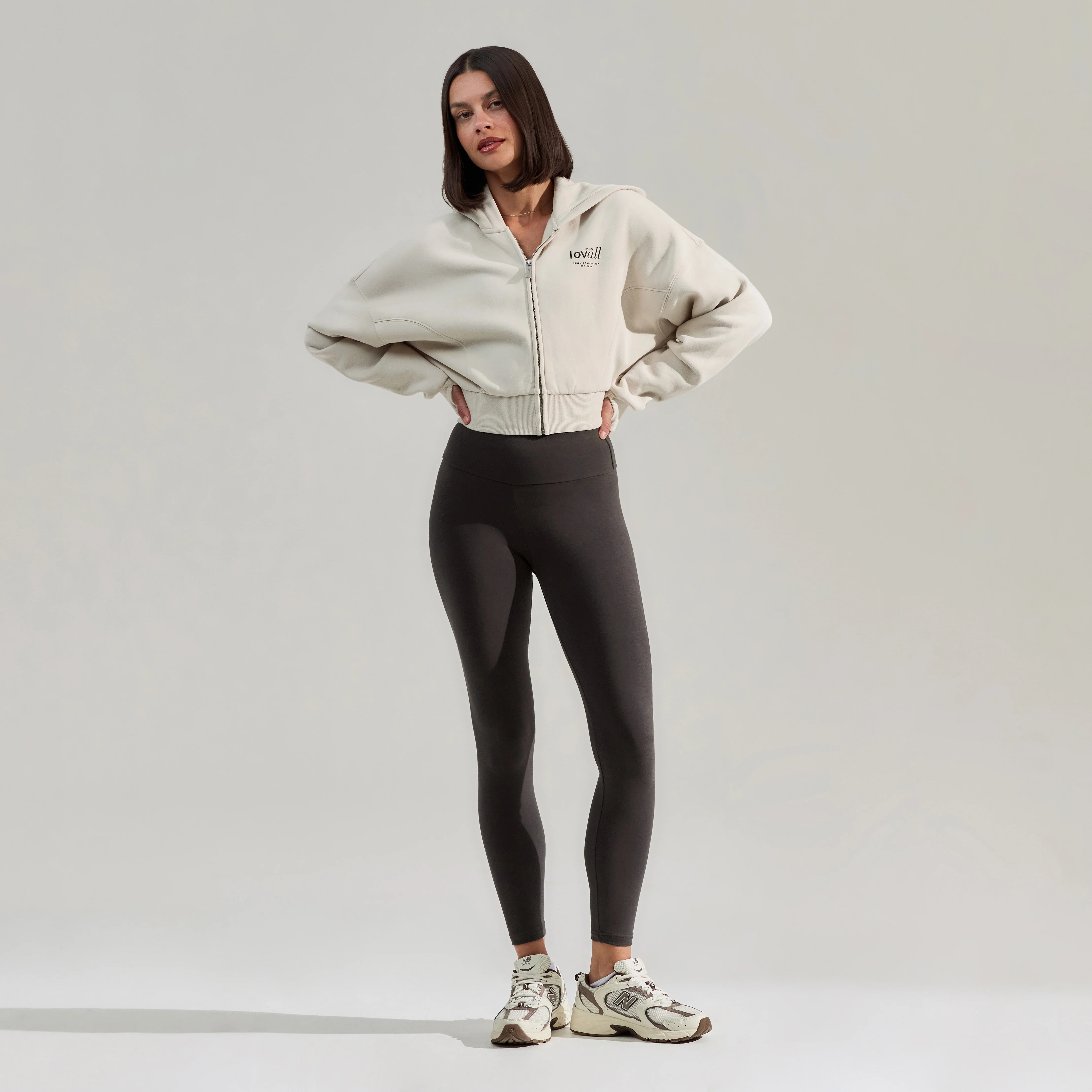Everyday High Waisted Leggings - Black Coffee