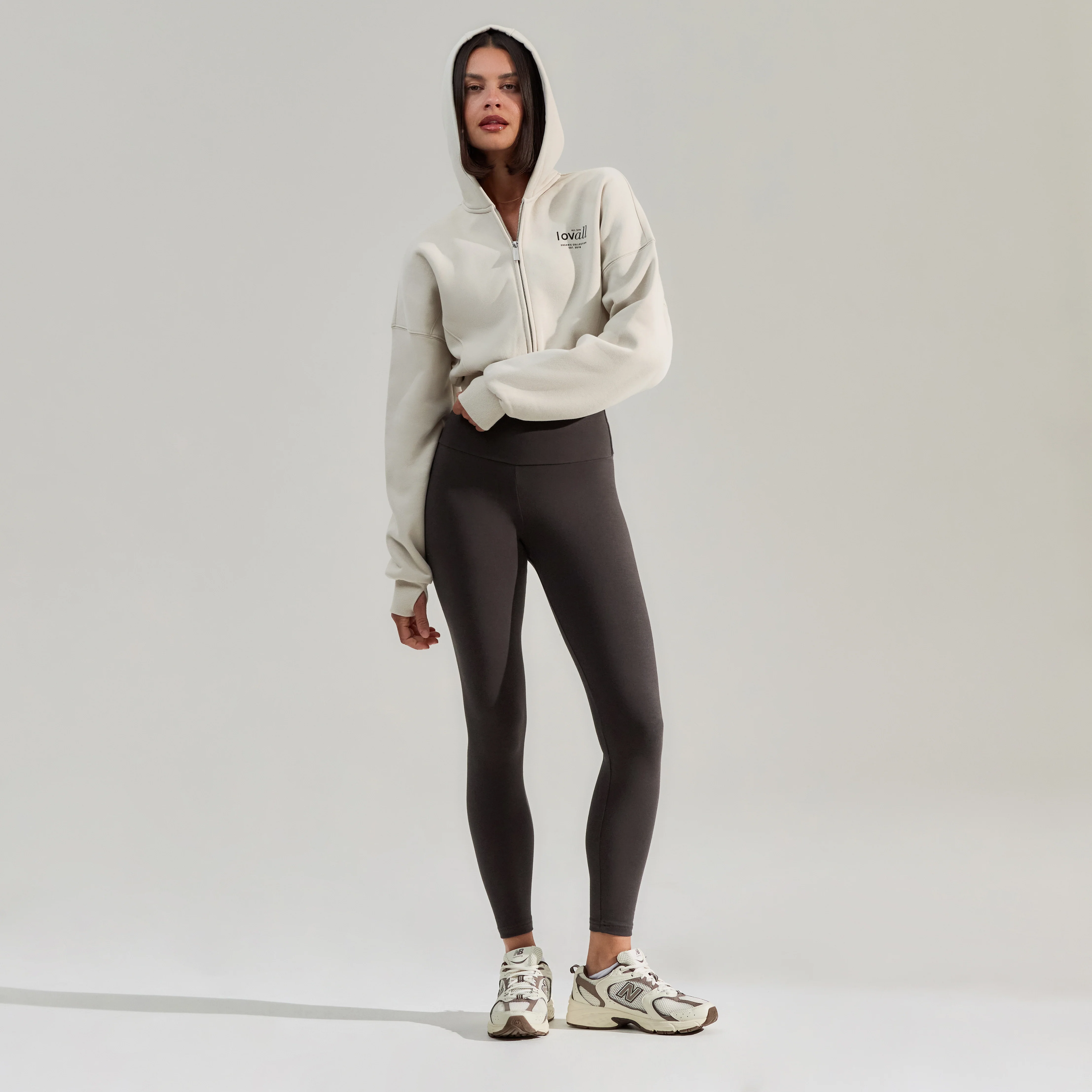 Everyday High Waisted Leggings - Black Coffee - Image 2