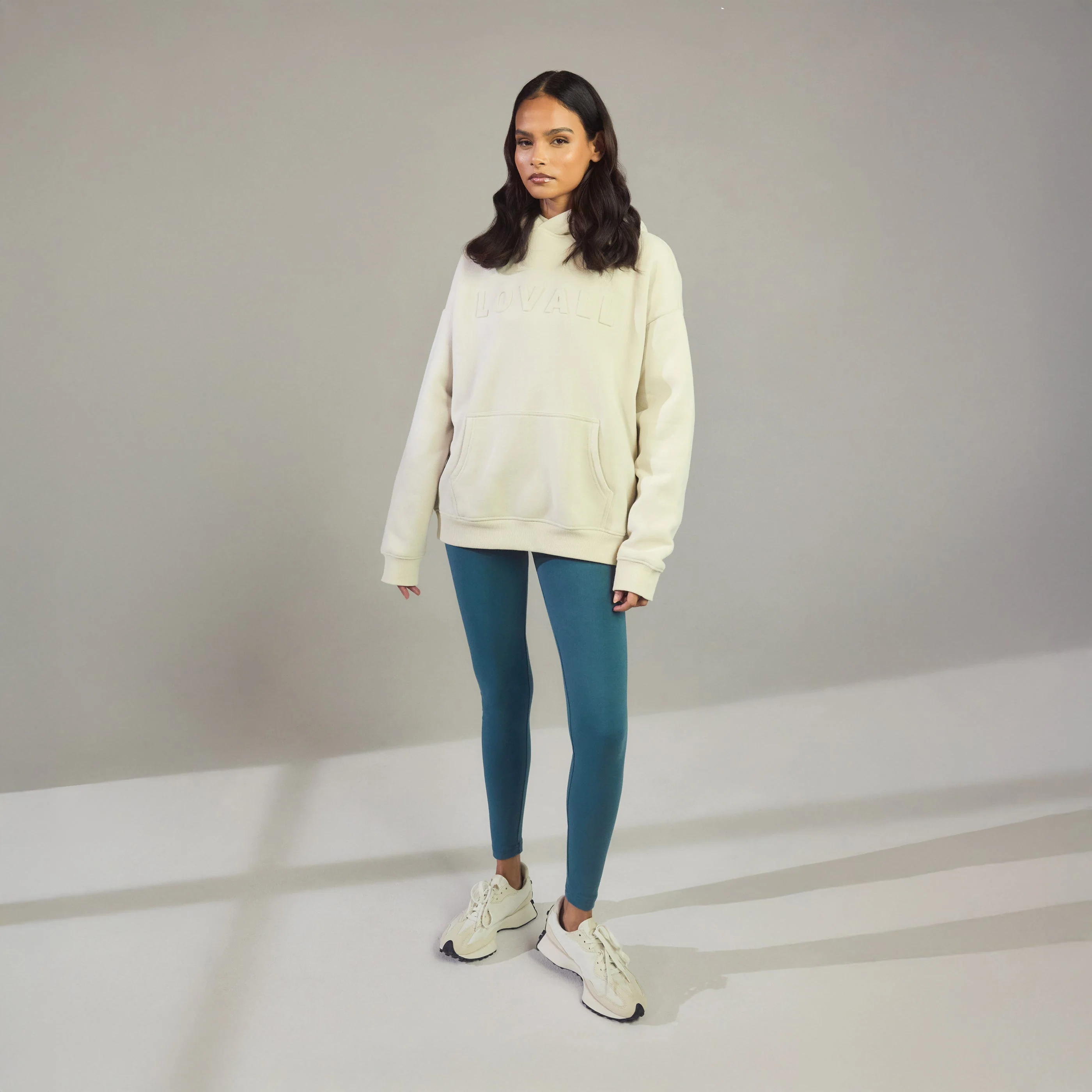 Everyday High Waisted Leggings - Petrol Blue - Image 2