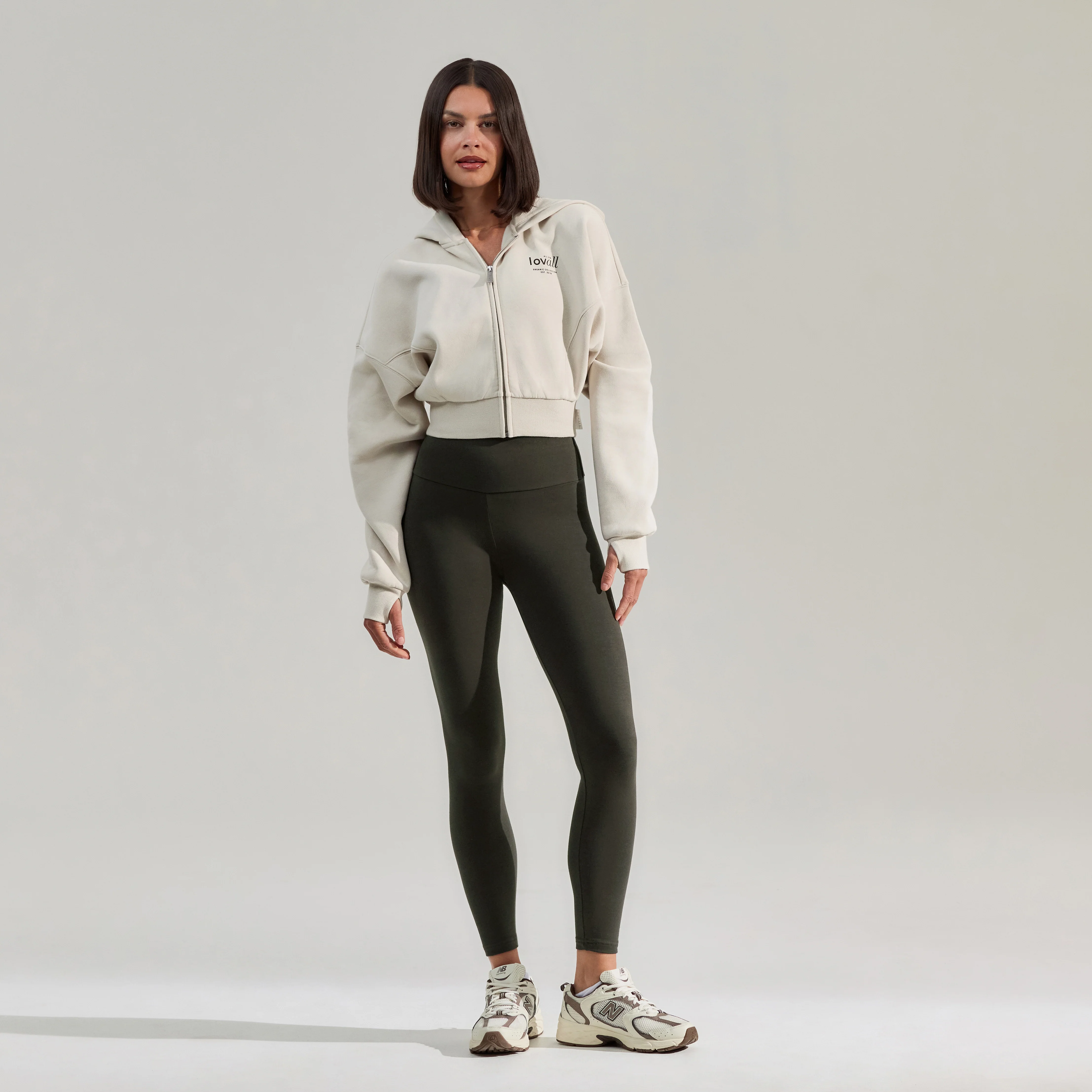 Everyday High Waisted Leggings - Pine