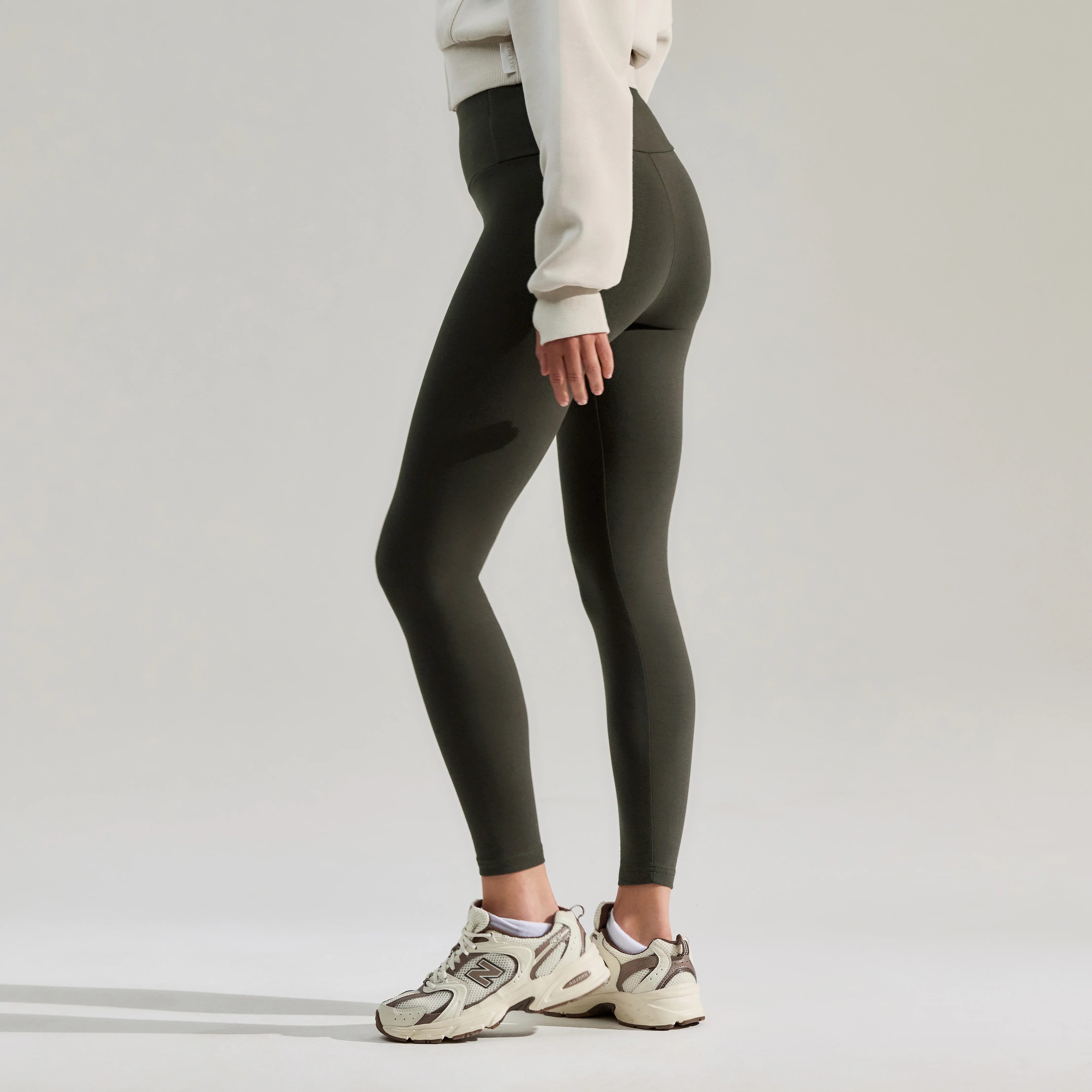 Everyday High Waisted Leggings - Pine - Image 3