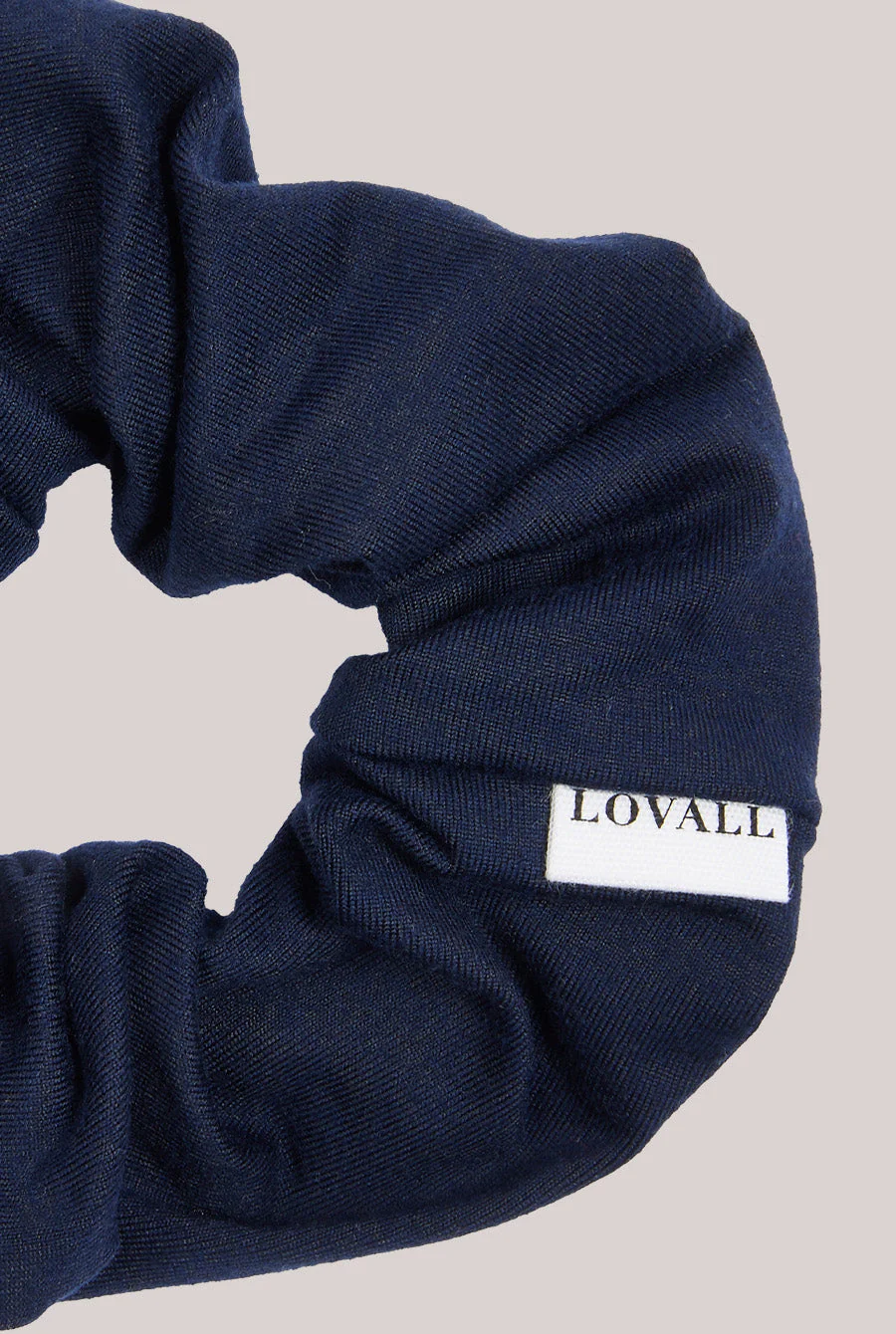 Hair Scrunchie - Navy - Image 2