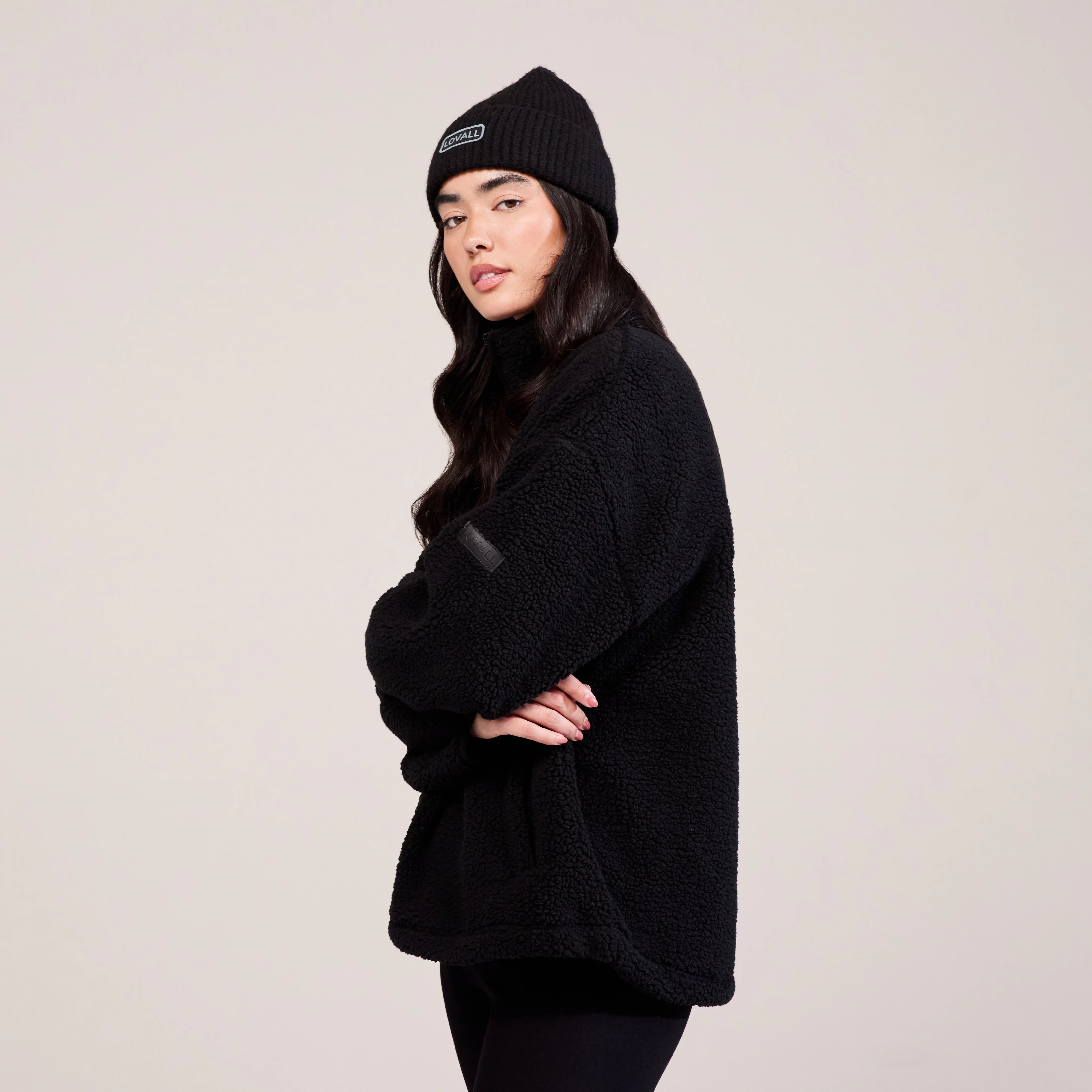 Knitted Hat - Black - Image 3
