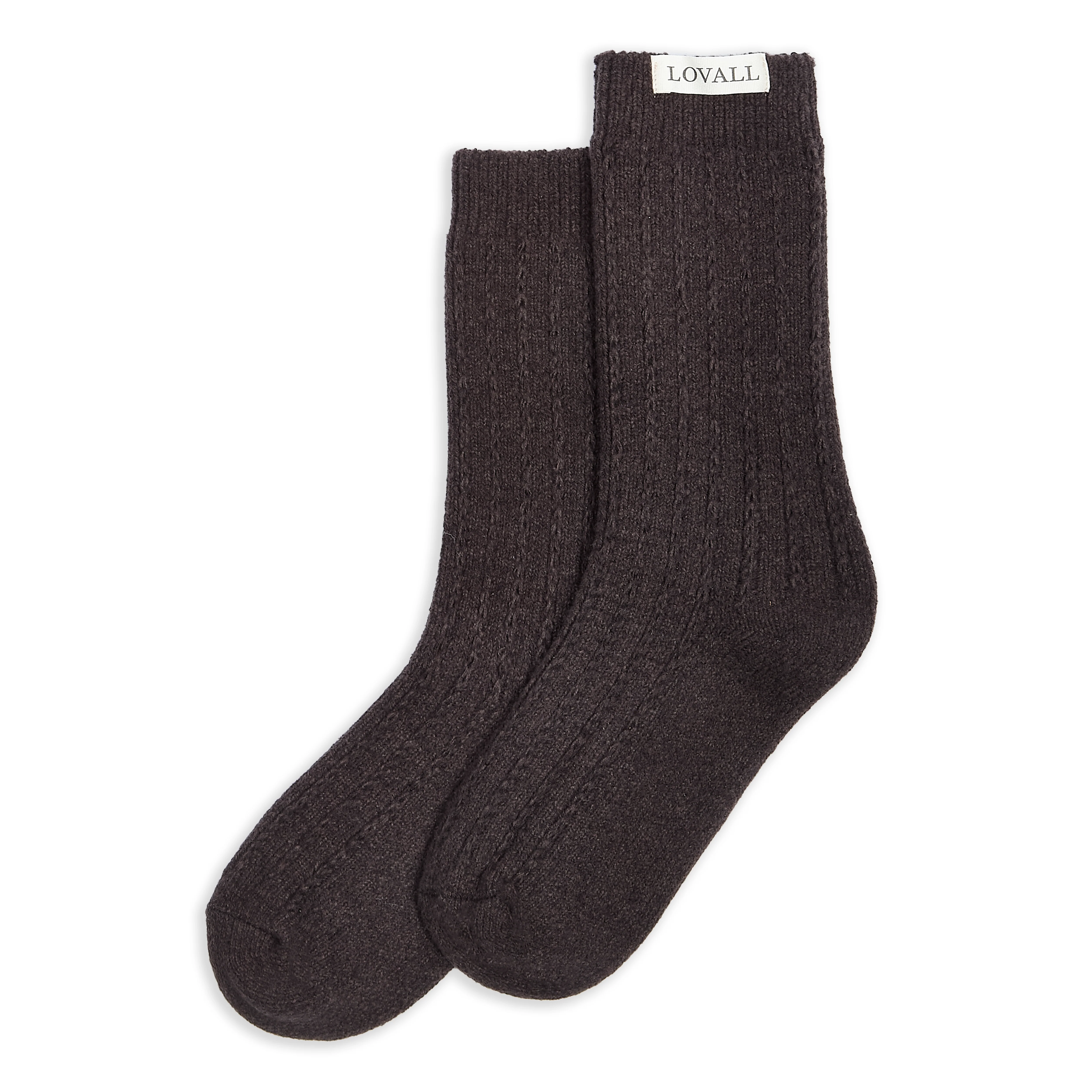 Knitted Socks - Black Coffee - Image 4