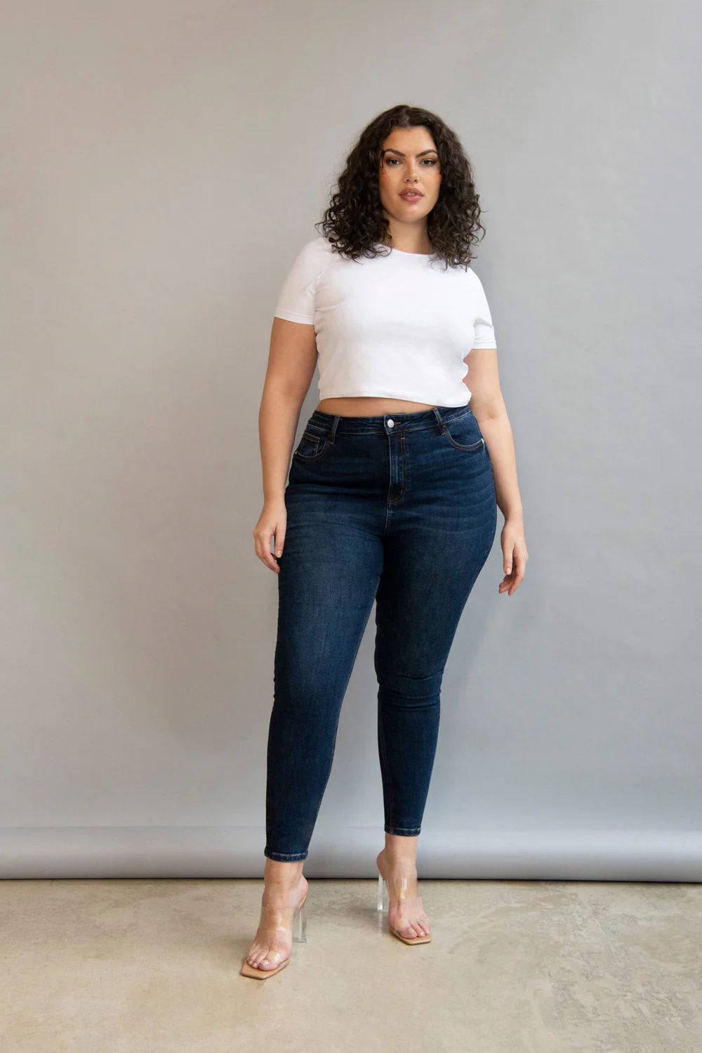 Lift & Shape Jeans - Dark Blue - Image 7