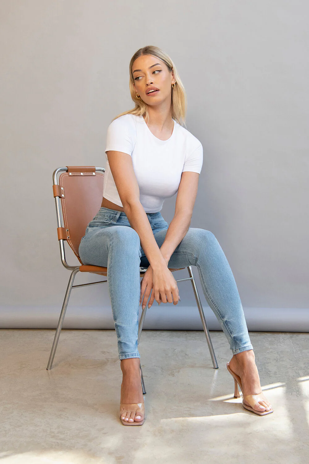 Lift & Shape Jeans - Light Bleach - Image 4