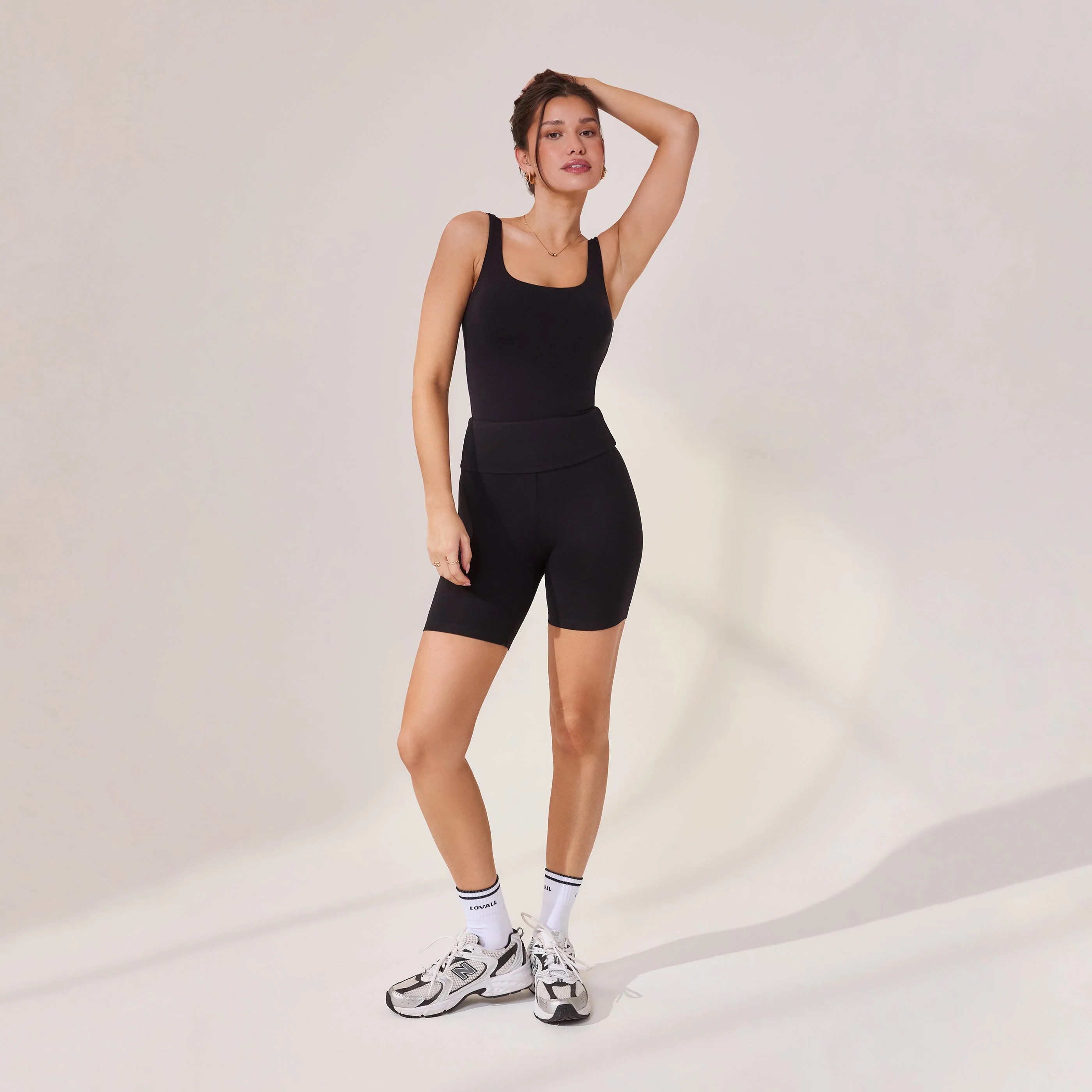 Lightweight Everyday 6 Inch Cycling Shorts - Black - Image 2