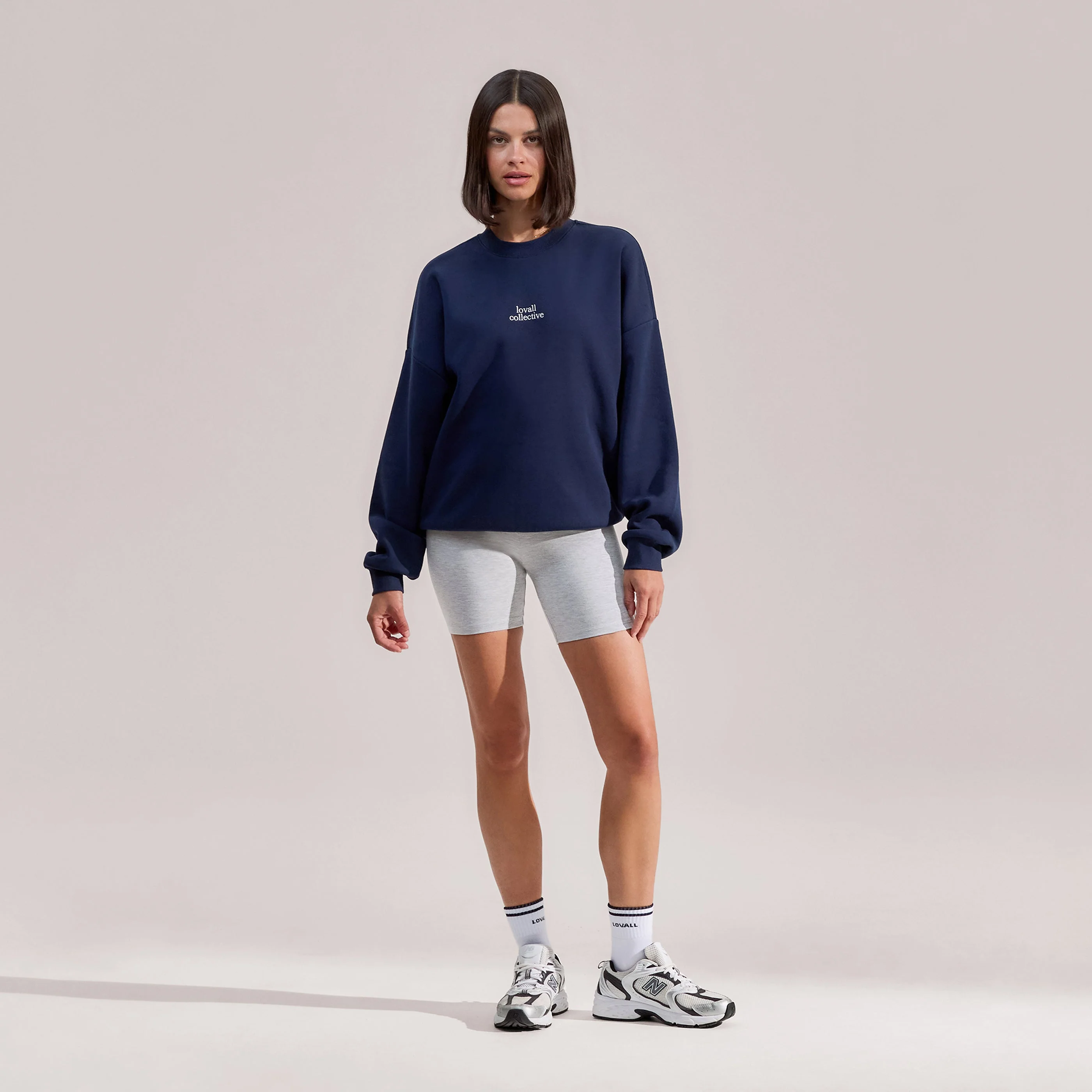 Lightweight Everyday Cycling Shorts - Light Grey Marl