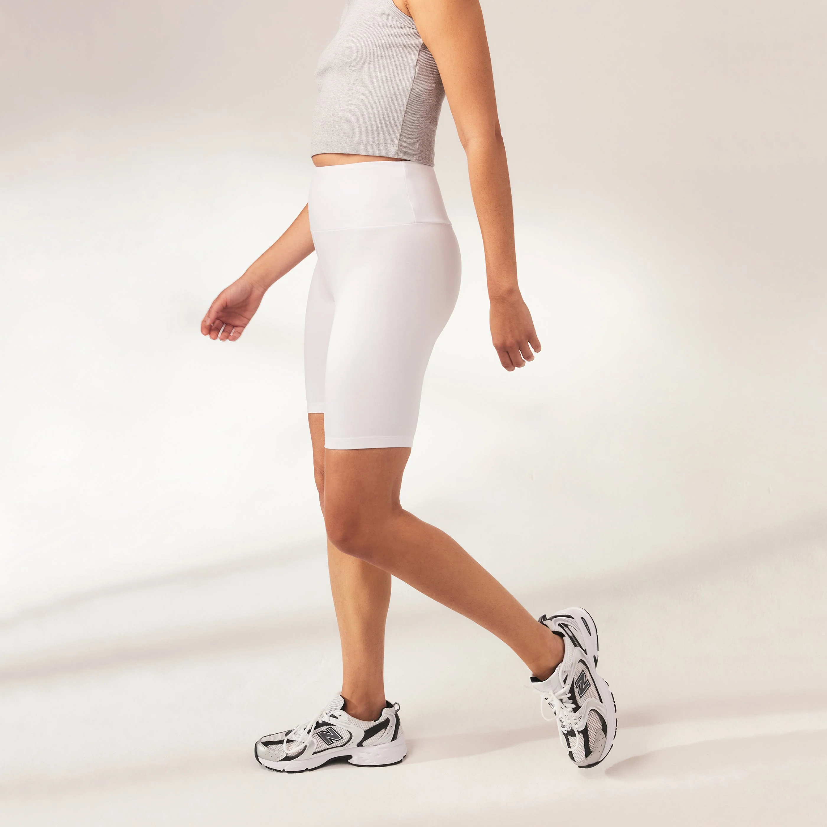 Lightweight Everyday Cycling Shorts - White - Image 4