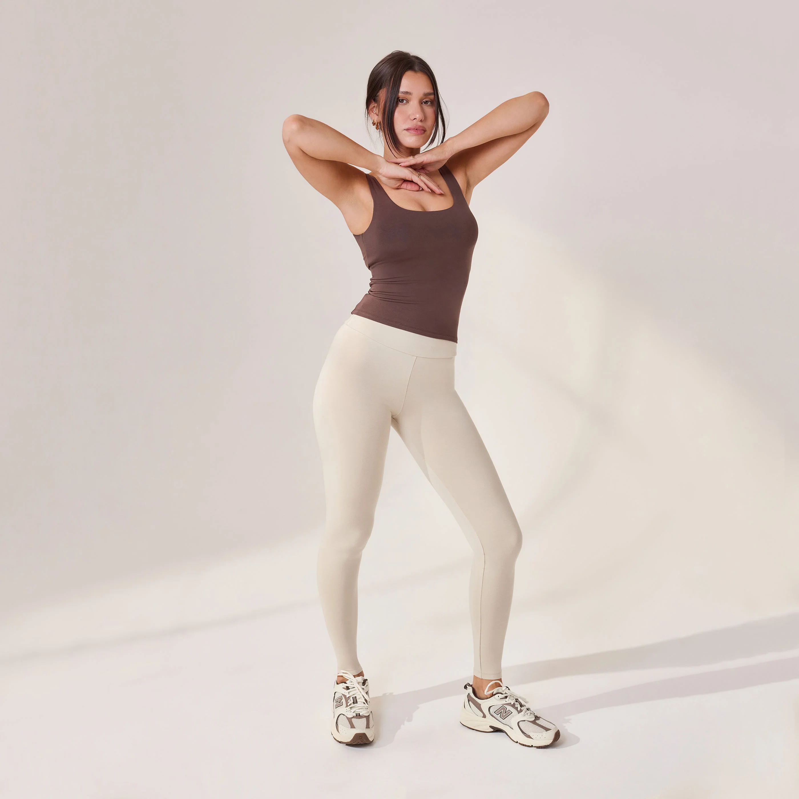 Lightweight Everyday Tank Top - Espresso Brown - Image 6
