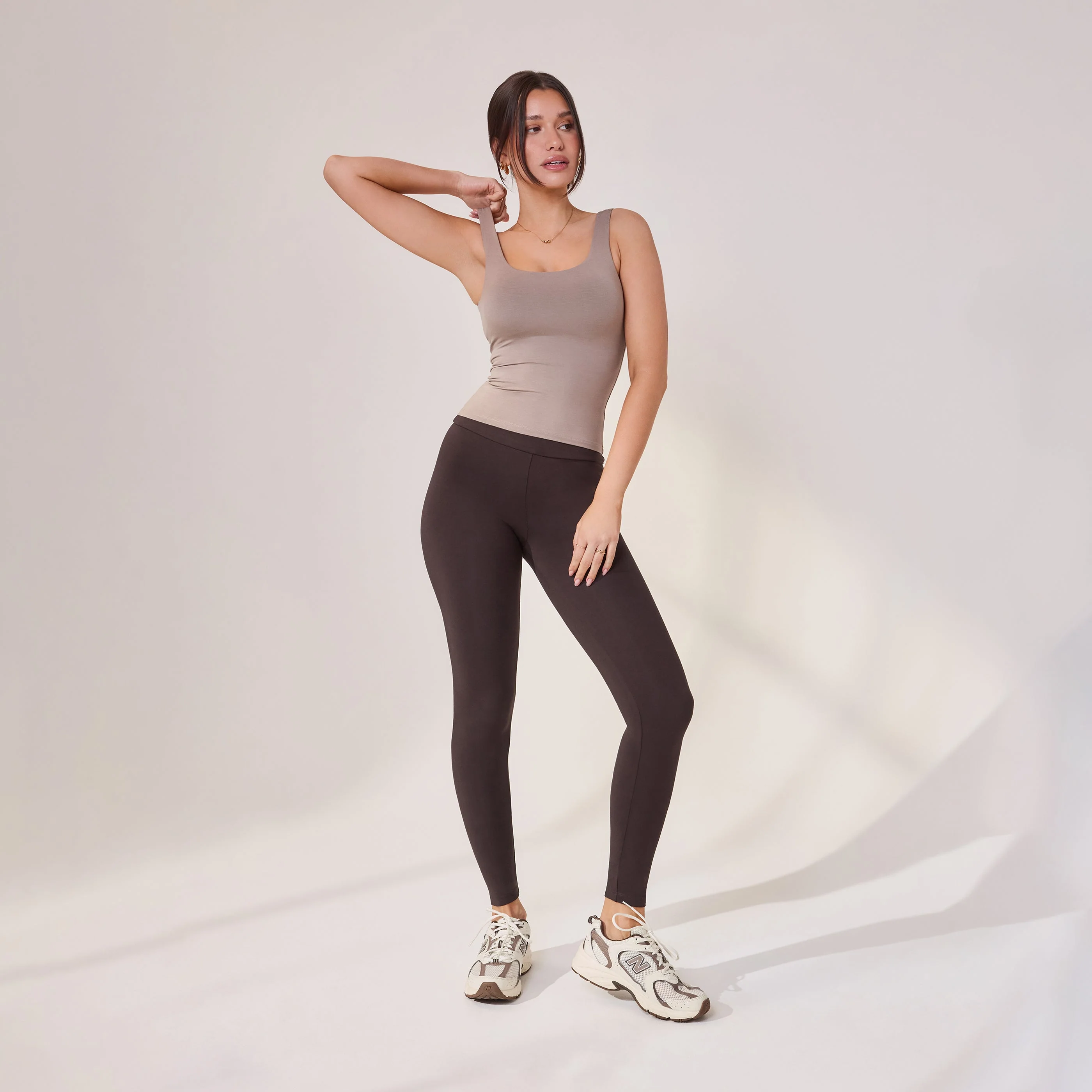 Lightweight Everyday Tank Top - Stone - Image 5
