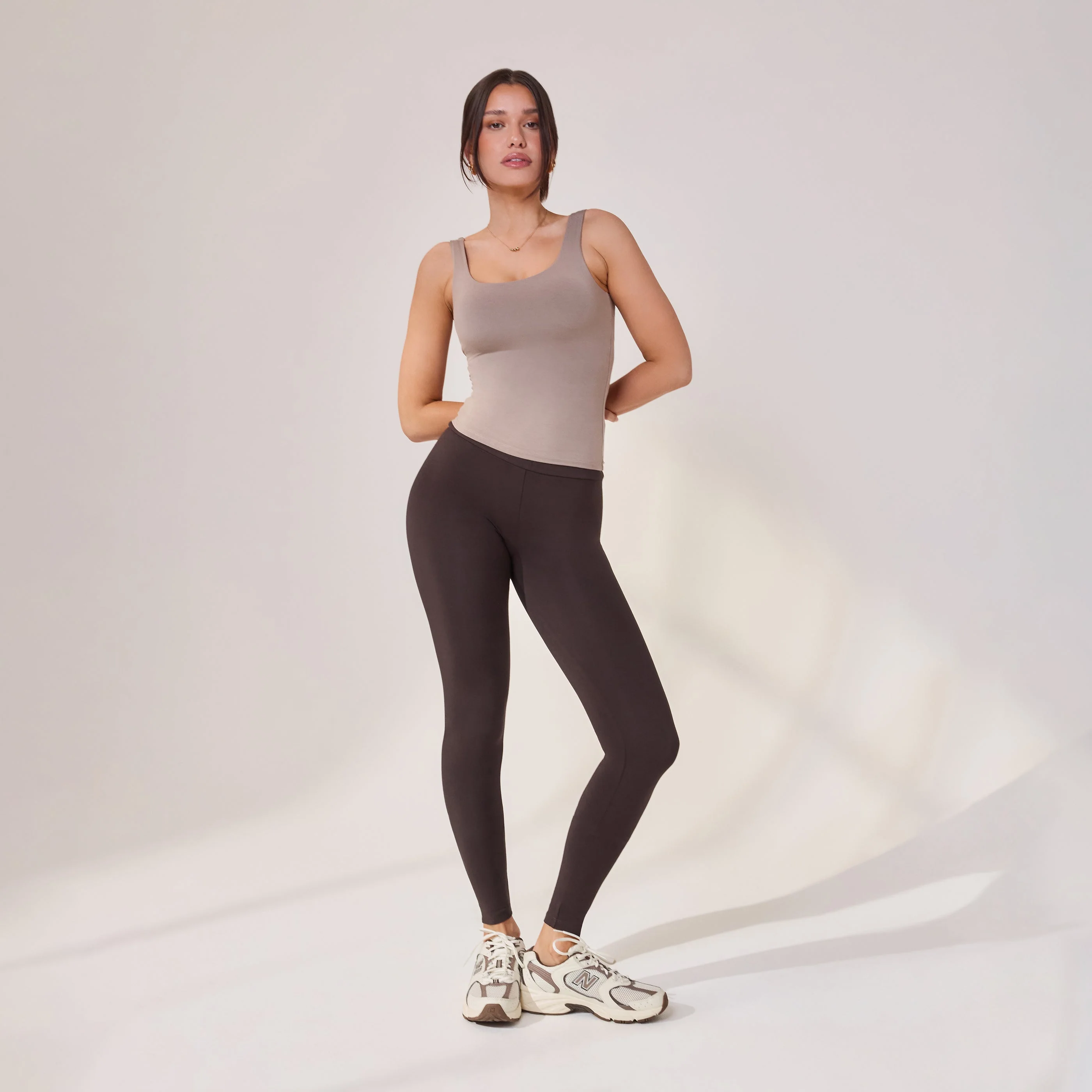 Lightweight Everyday Tank Top - Stone - Image 6