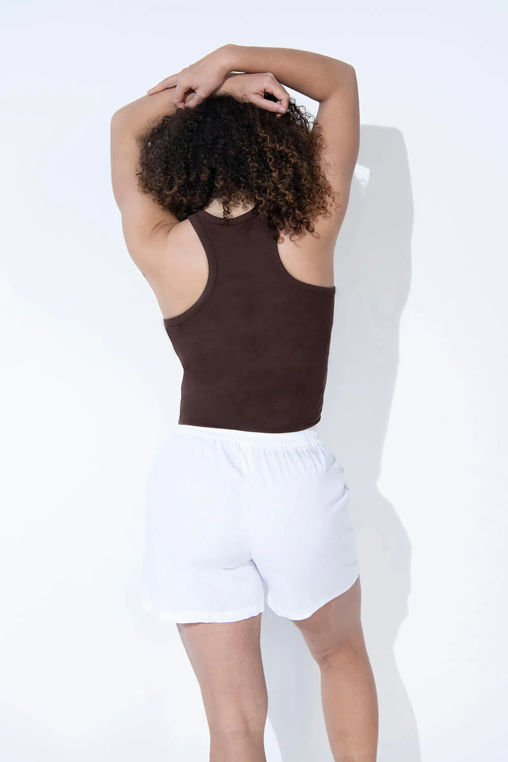 Everyday Linen Shorts - White - Image 4
