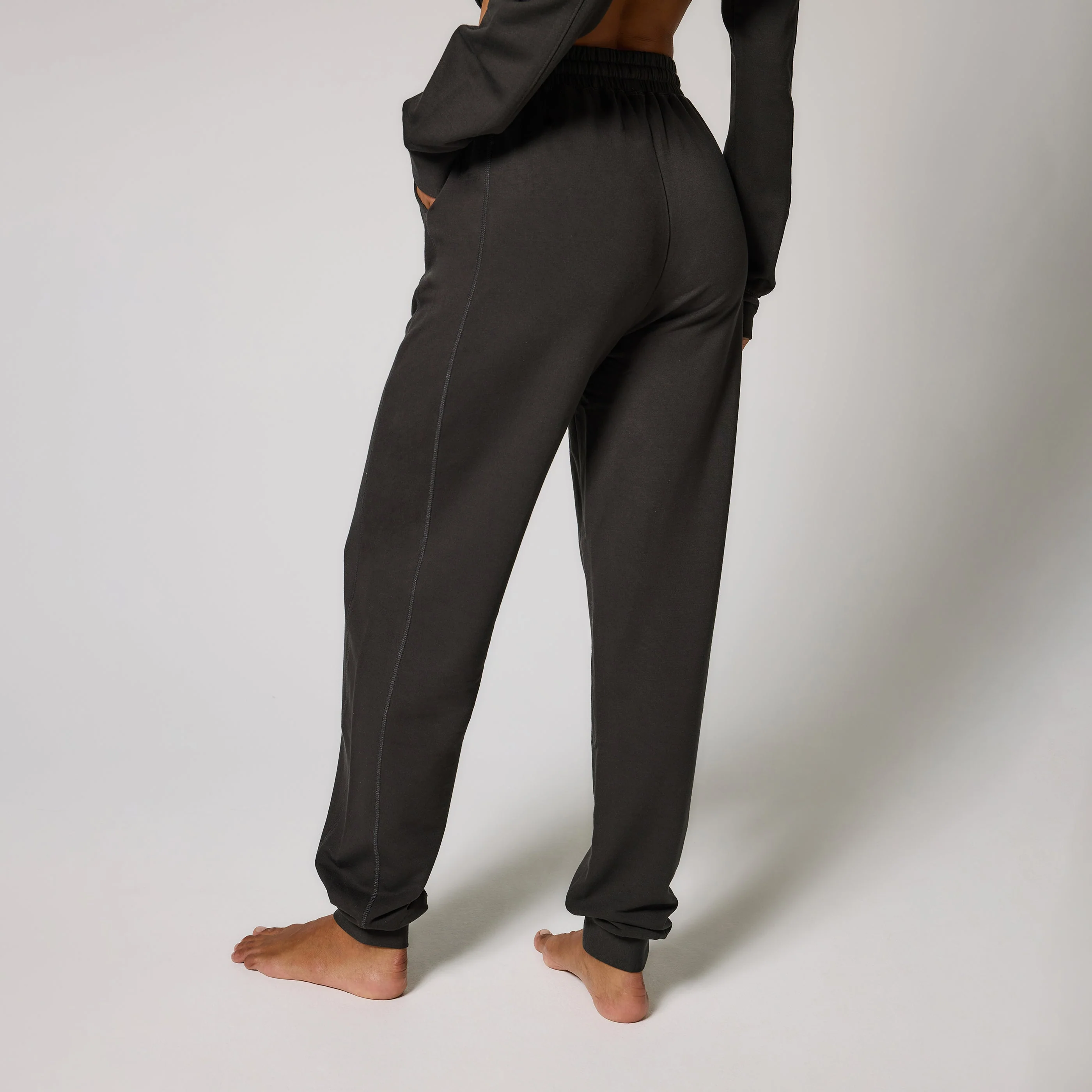 Luxe Lounge Jogger - Black Coffee - Image 3